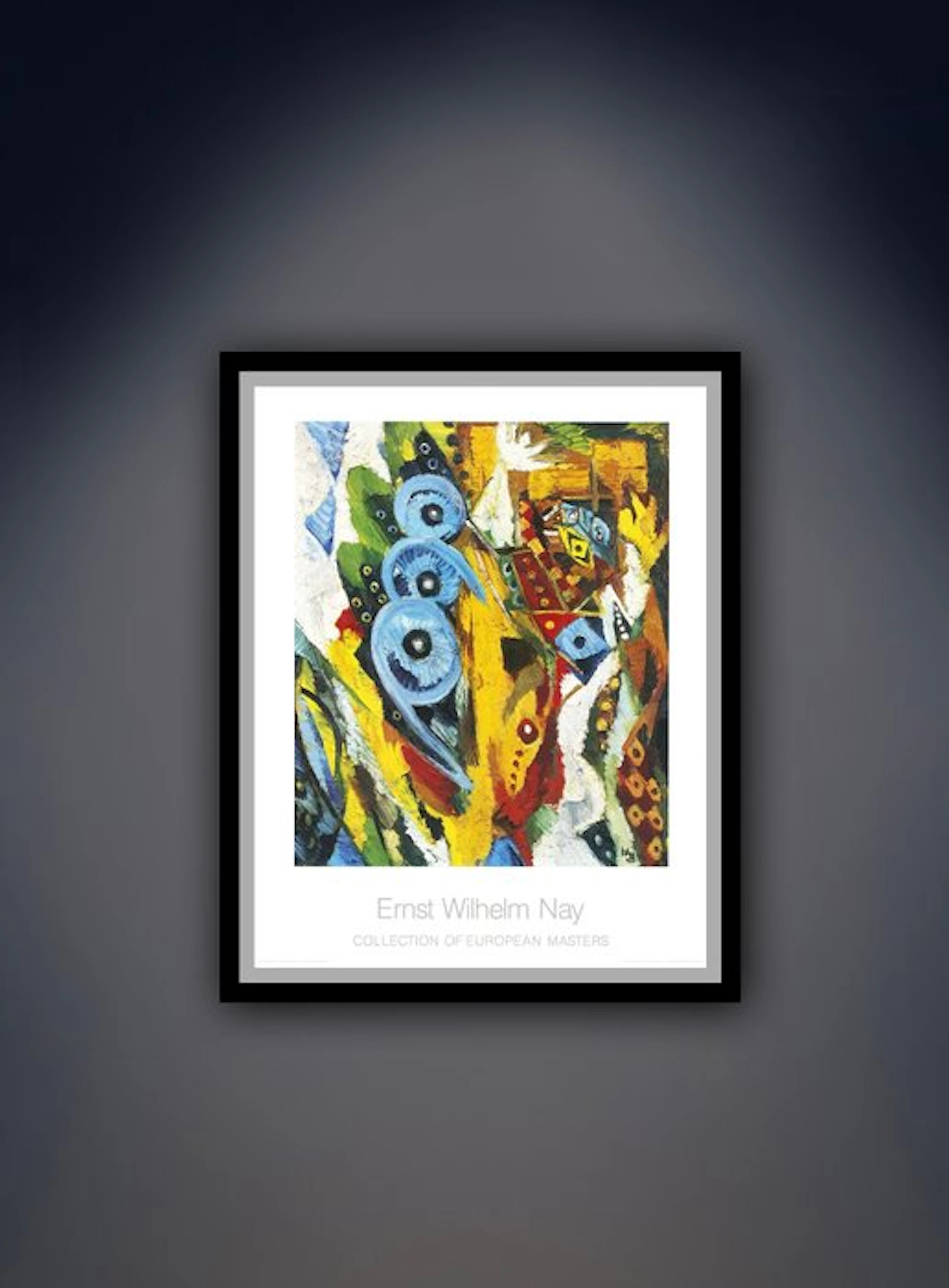 Ernst Wilhelm Nay - “Die Jakobsleiter, 1946”. Gesigneerd in de plaat.
