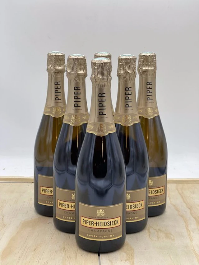 Piper Heidsieck, cuvée sublime - Champagne Demi-Sec - 6 Bottle (0.75L)