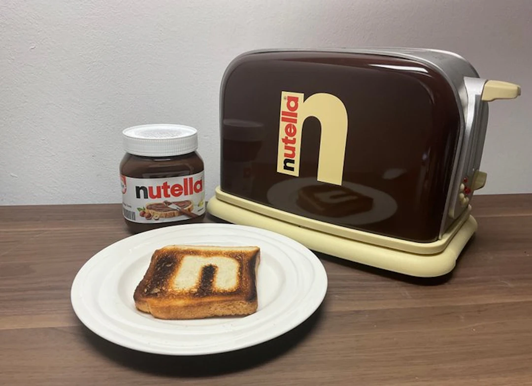 Evviva - Breakfast set - Nutella broodrooster - Tostapane - Metal, Plastic