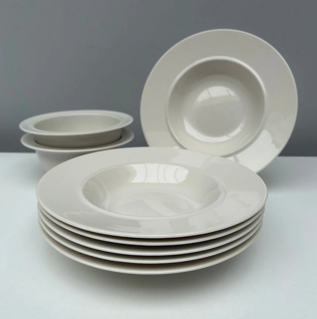 Alessi - Ettore Sottsass - Dinner set (8) - La Bella Tavola - Porcelain