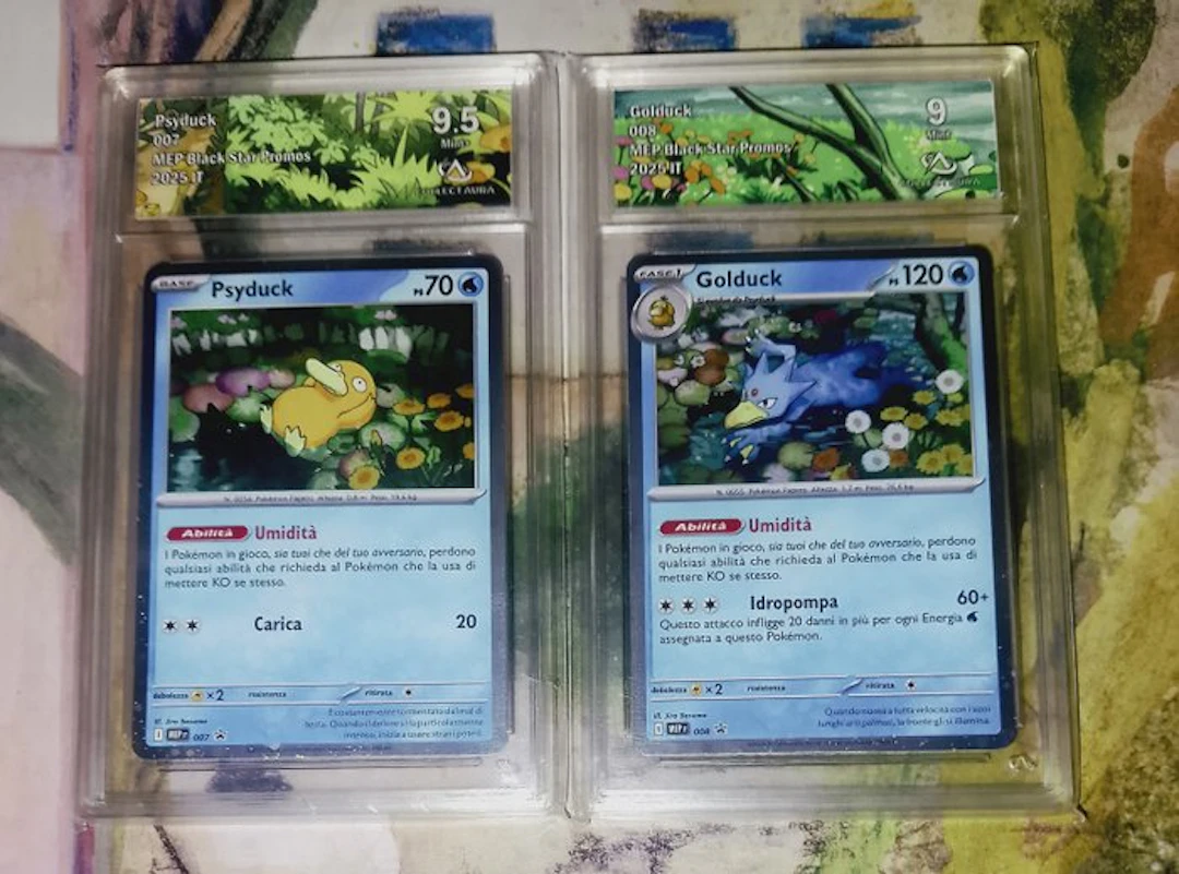 Pokémon - 2 Graded card - Psyduck