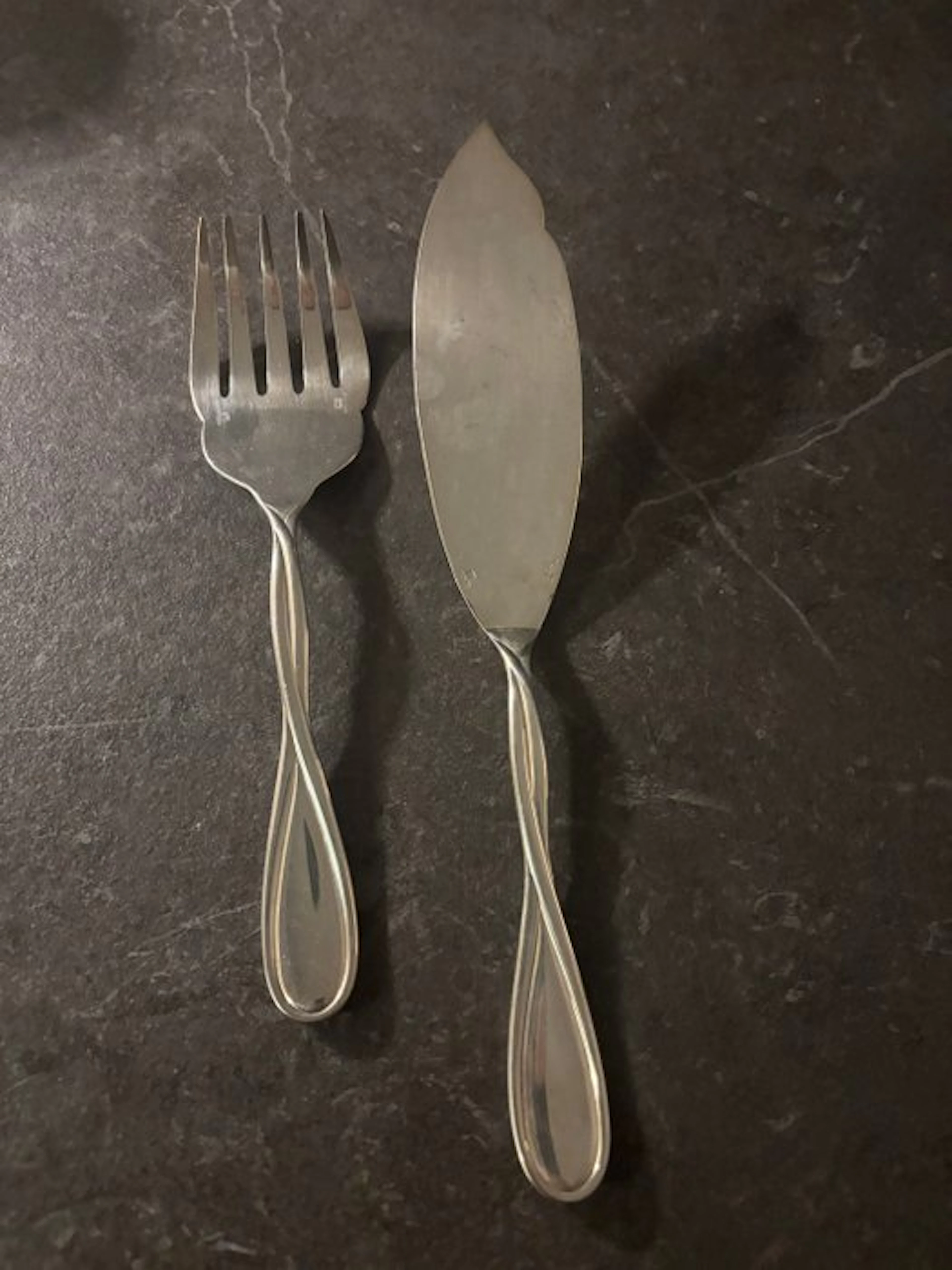 Christofle - Fish serving set (2) - Galéa - Silverplated