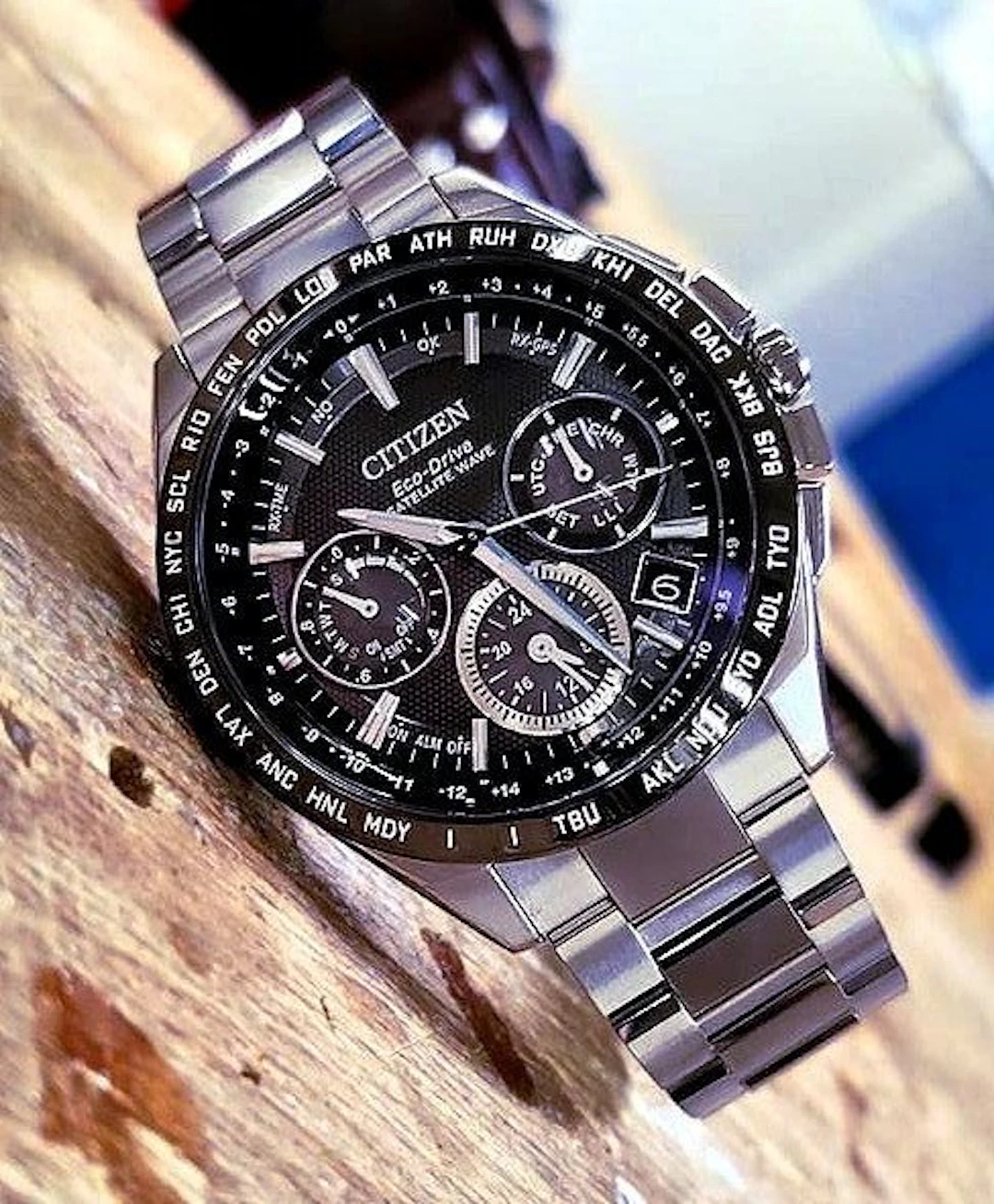 Citizen - SATELLITE WAVE GPS F990 - Super Titanium...