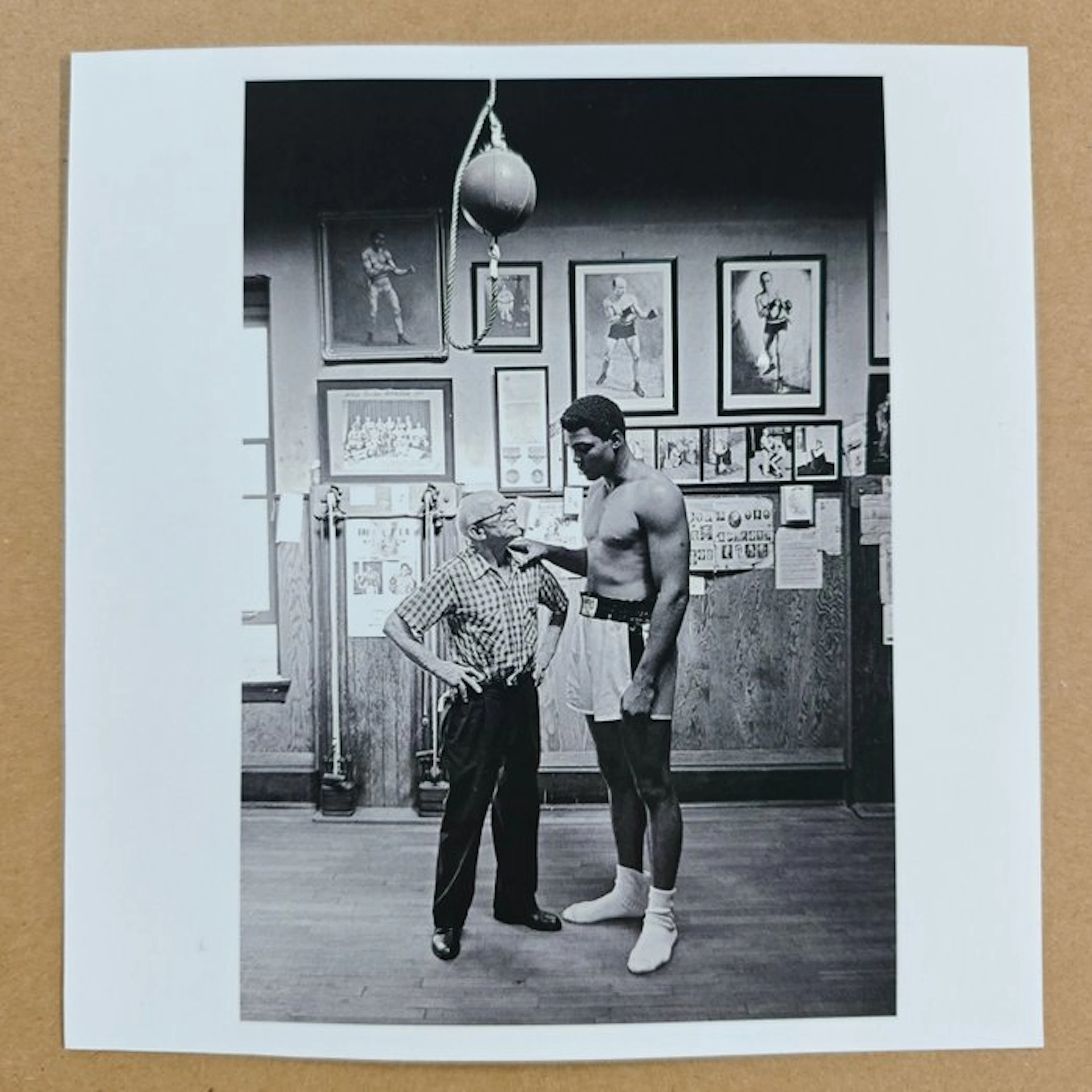 Thomas Hoepker - Muhammad Ali with Johnny Coulon. Chicago, 1966