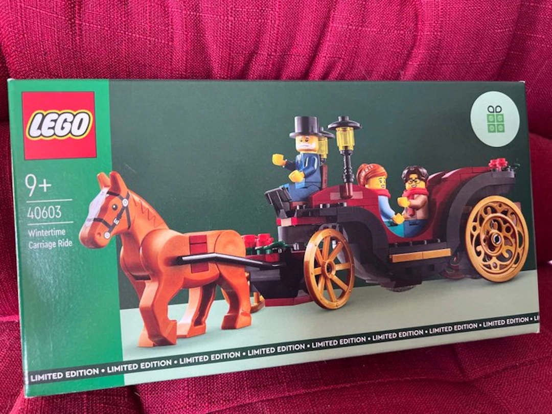 LEGO Set - 40603 - Seasonal - Wintertime Carriage Ride