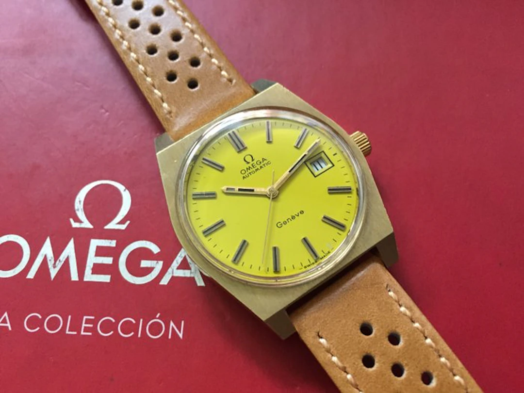 Omega - Geneve Automatic Jumbo Dial Amarillo - No reserve price - Ref