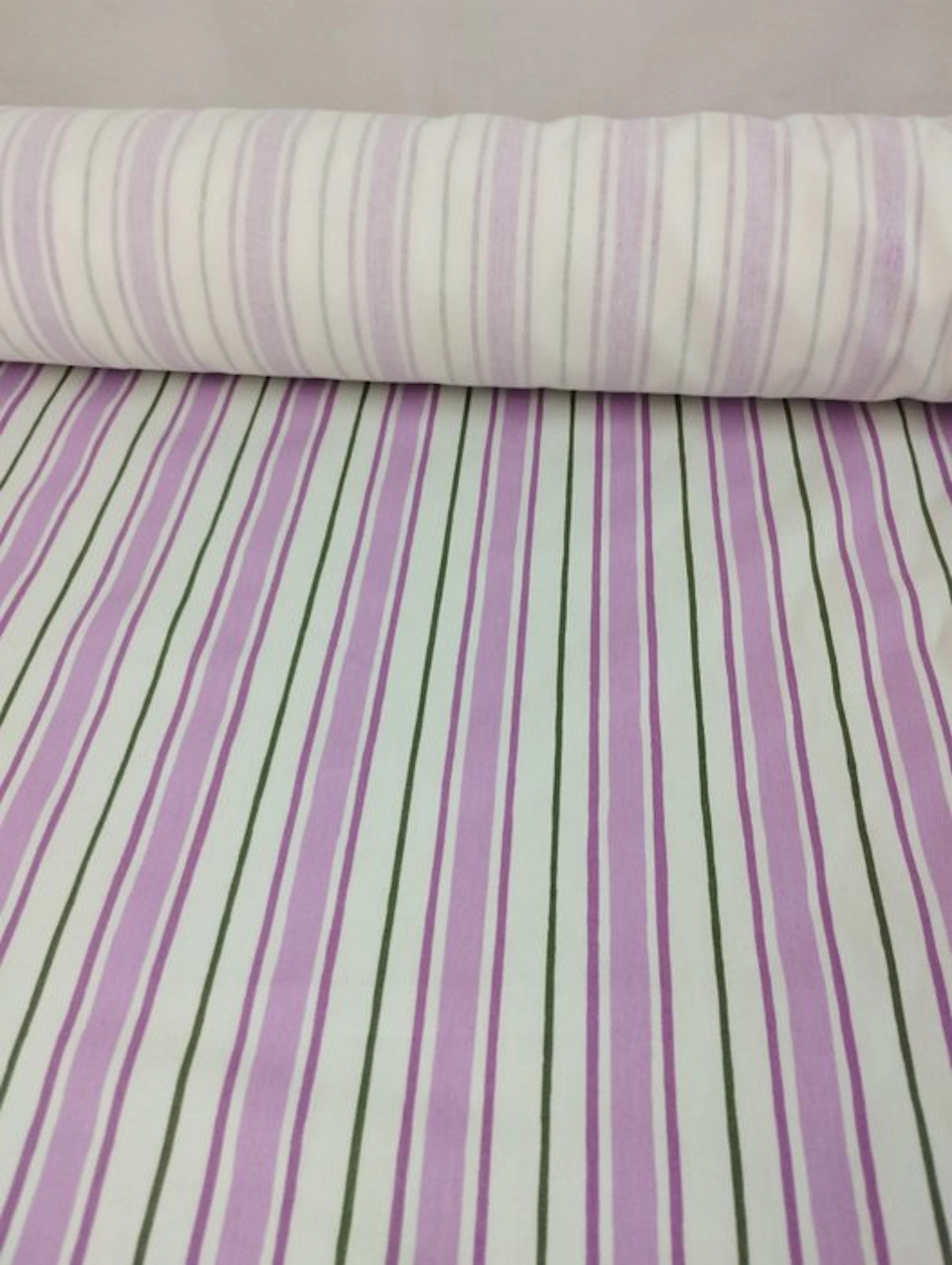 Sumptuous cotton cut, hand-printed, 400x180 - Textile - 400 cm - 180 cm