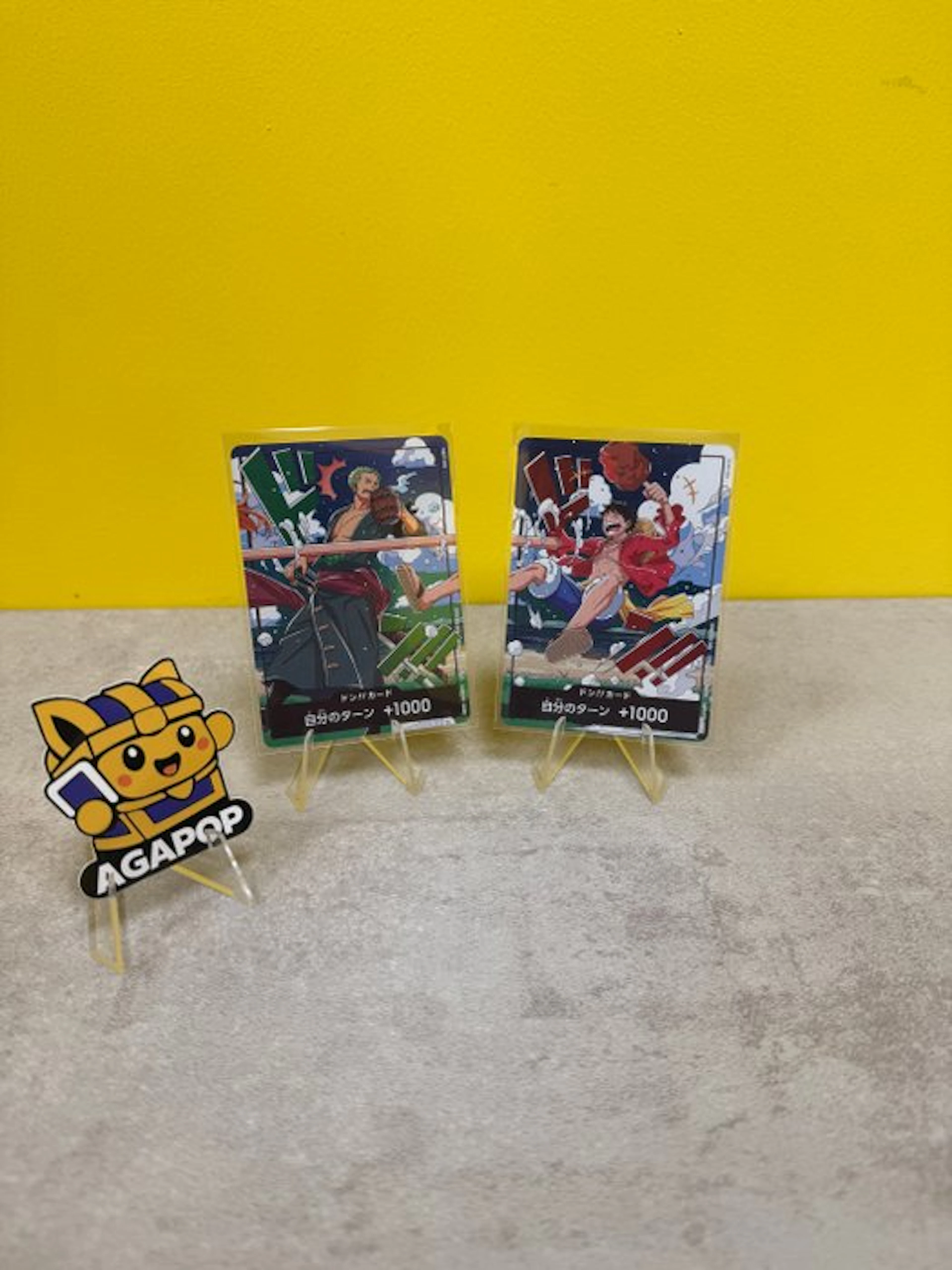 Bandai - 2 Card - One Piece - Lotto 2 carte DON!! Promo Monkey D