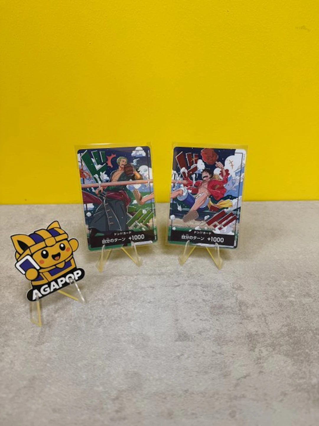 Bandai - 2 Card - One Piece - Lotto 2 carte DON!! Promo Monkey D