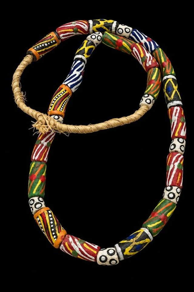 Mali Millefiori Crystal Bead Necklace - Necklace - Necklace