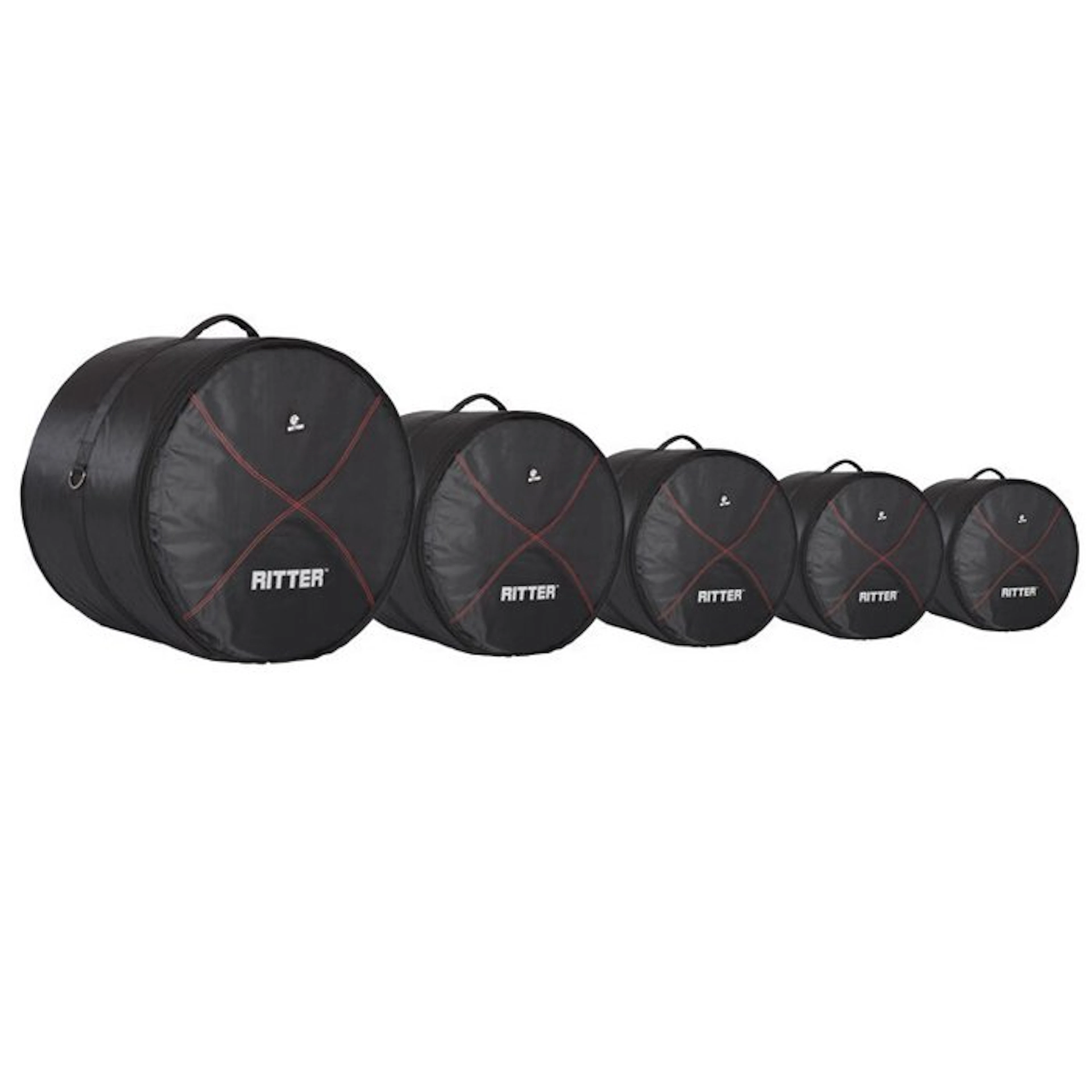RITTER - Dp2-06/brd - Case Borse Batteria Nero/rosso...