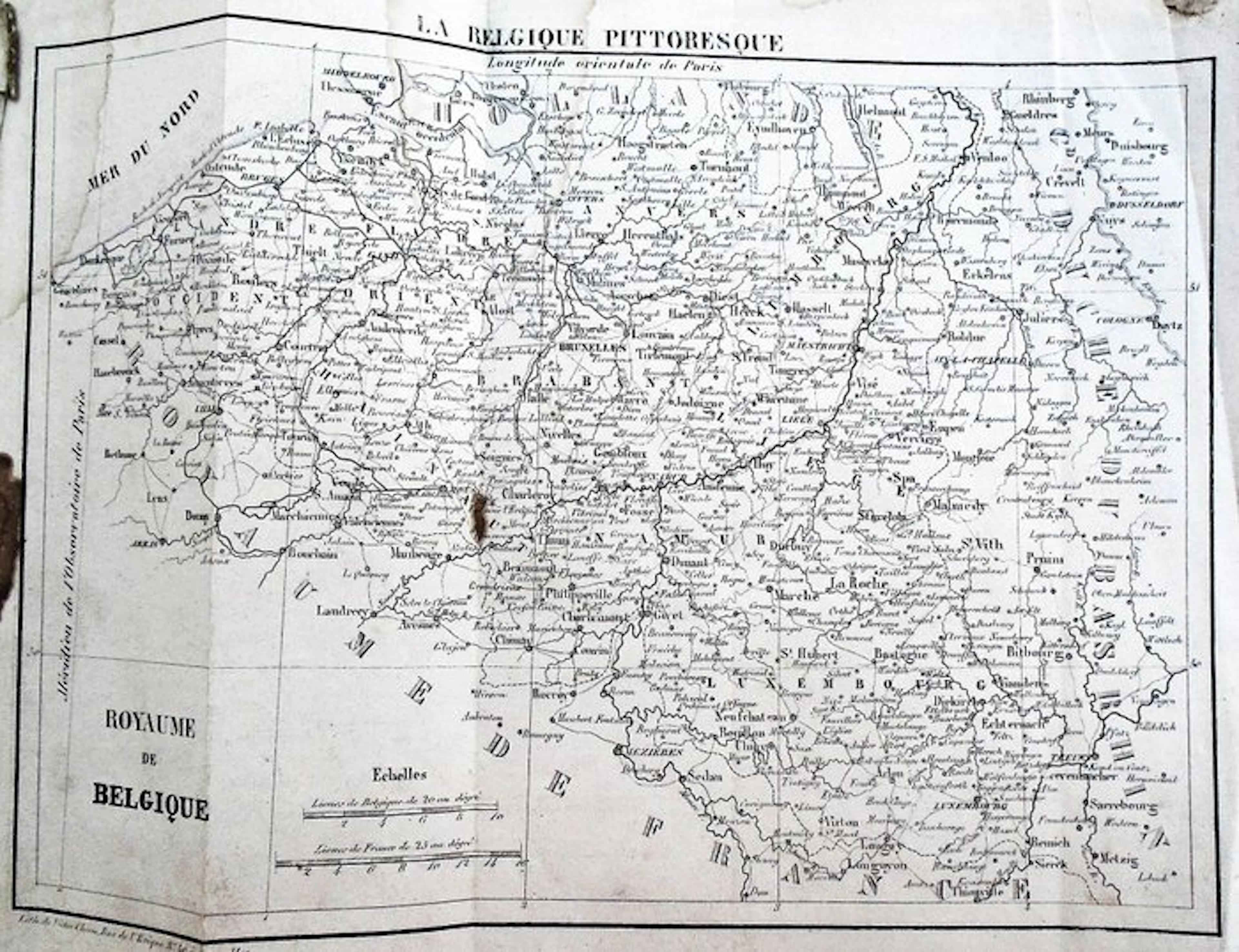 Collectif éditorial - La Belgique pittoresque - 1834