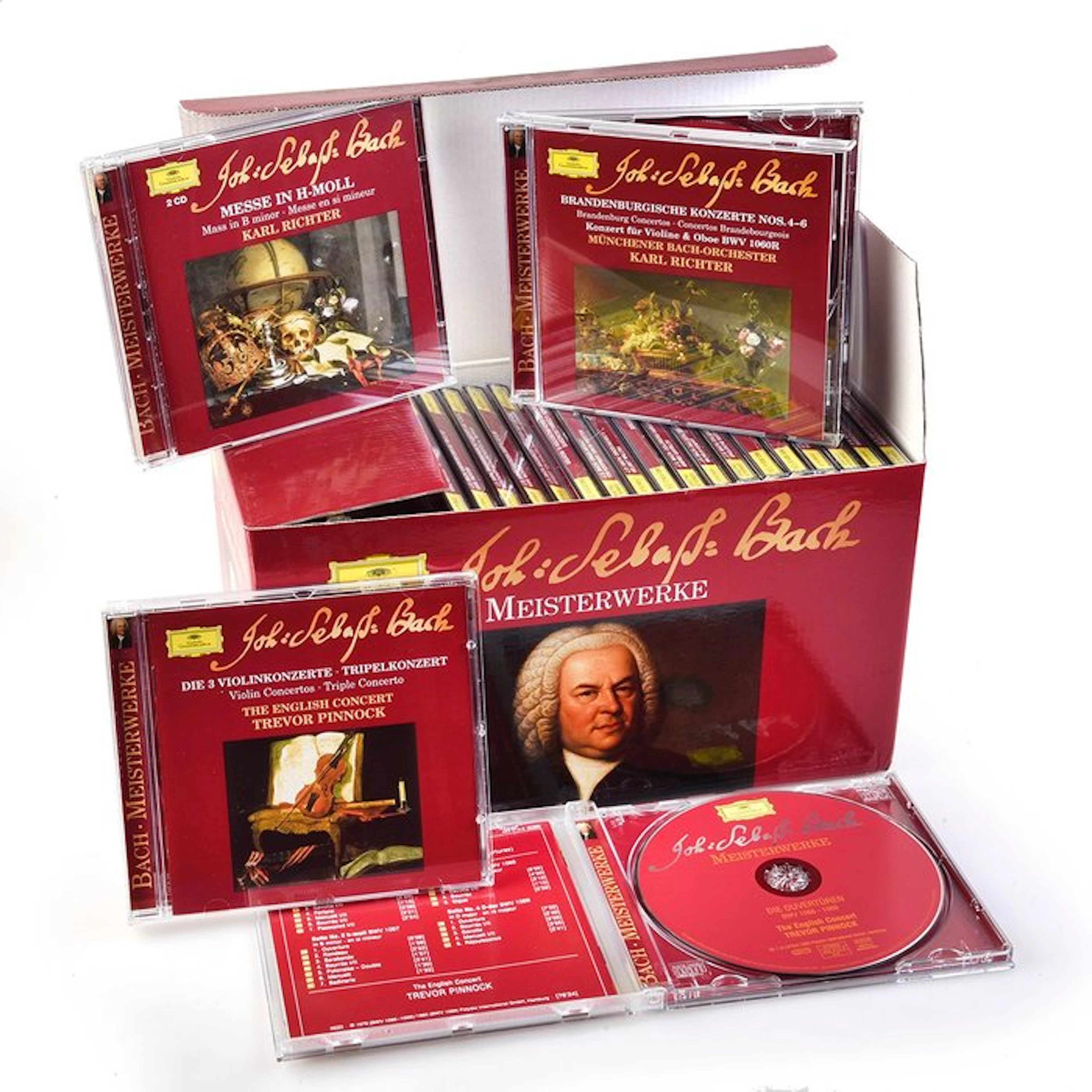 J. S. Bach - Multiple artists - Meisterwerke - A 26 cd...