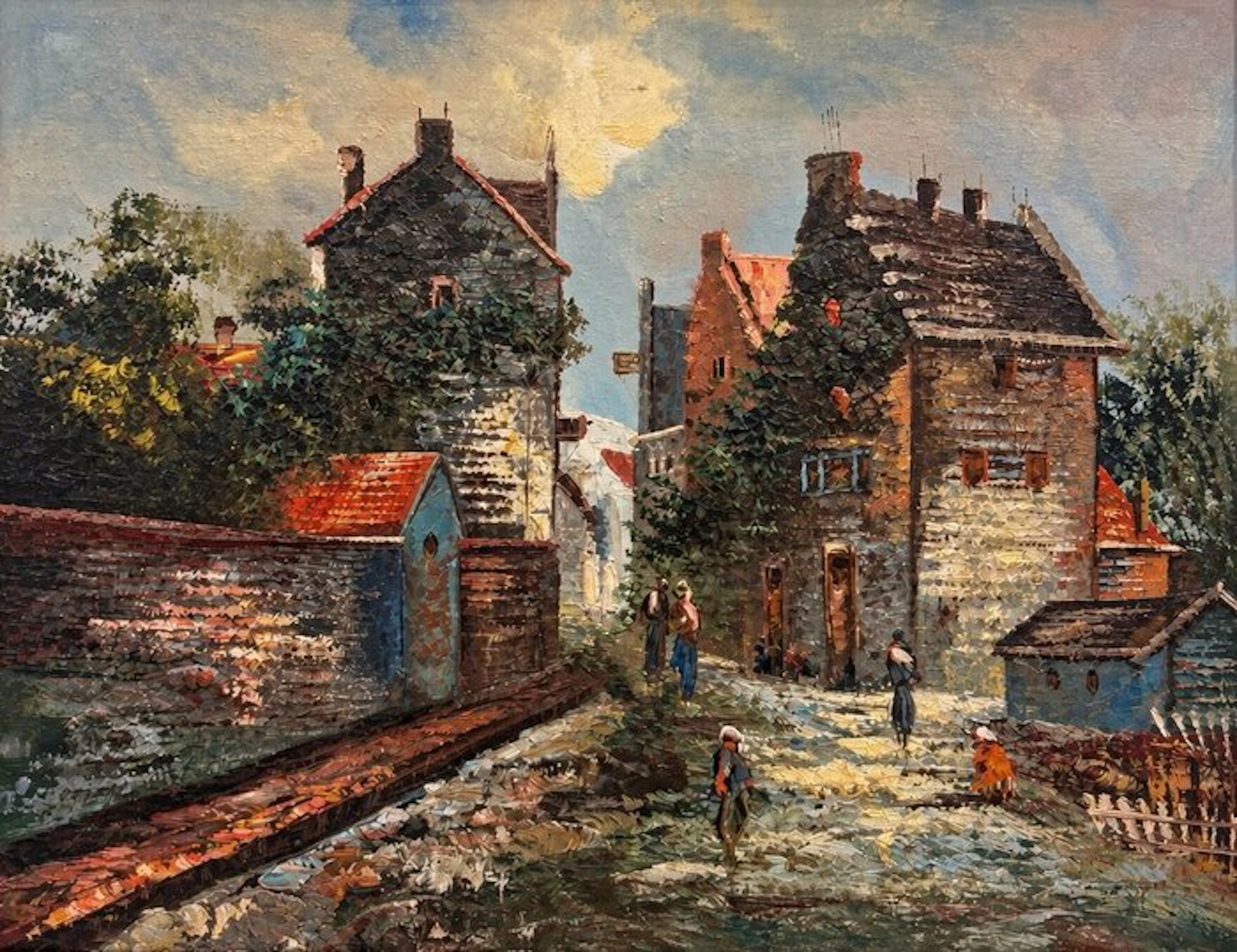 European School (XX) - Dorfszene