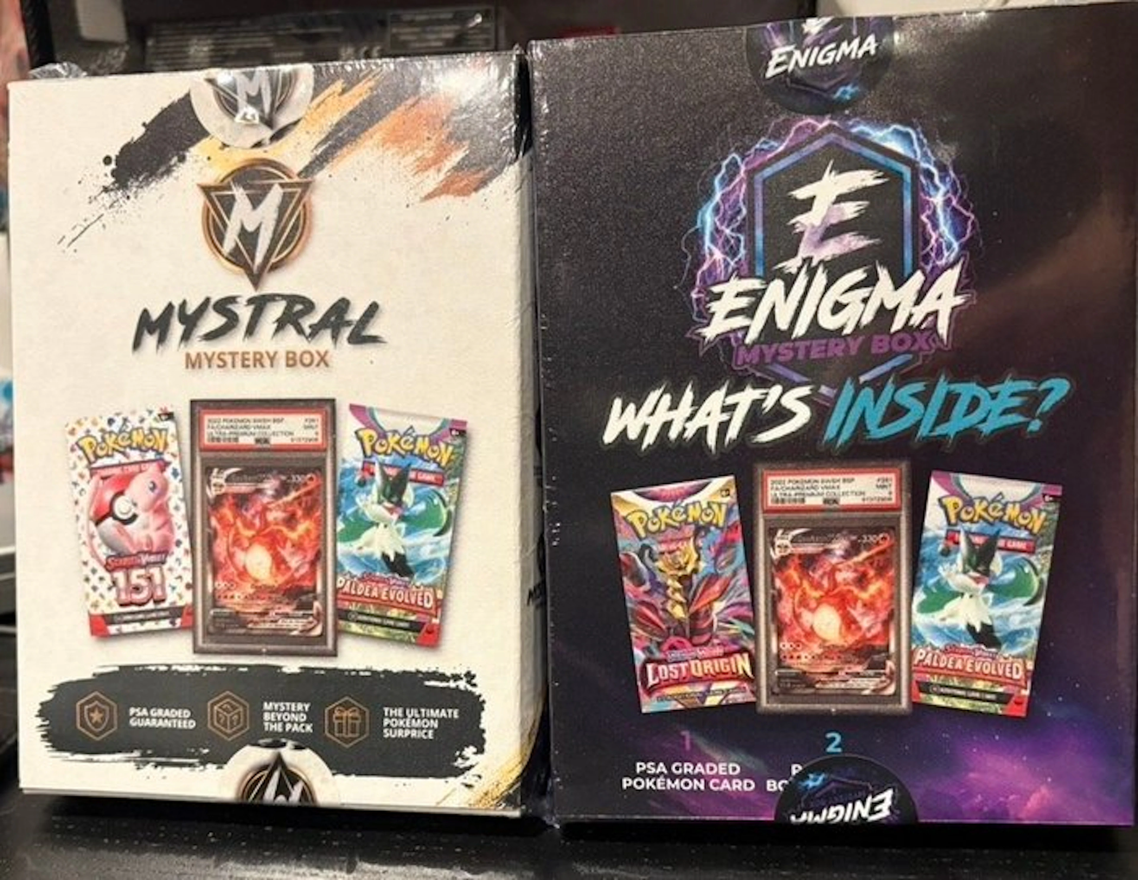 Pokémon - 2 Mystery box - Enigma Mysterybox & Mystral Mysterybox - Various sets