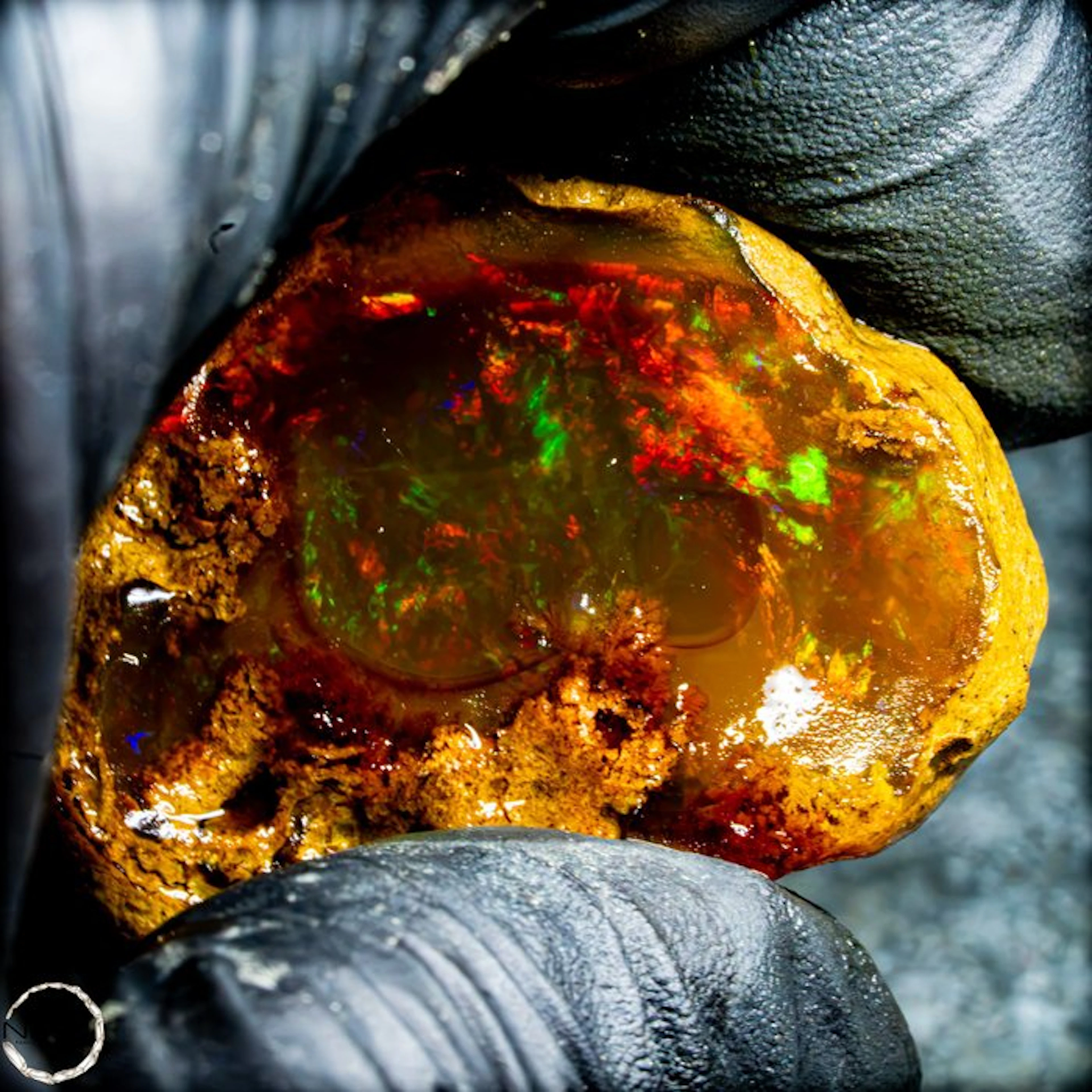 Crystal Opal – A Fireworks Display of Light and Color 108.95ct- 21.8 g