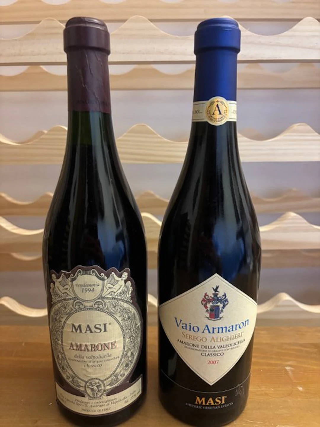 2007 Vaio Armaron Serego Alighieri & 1994 Masi - Amarone...