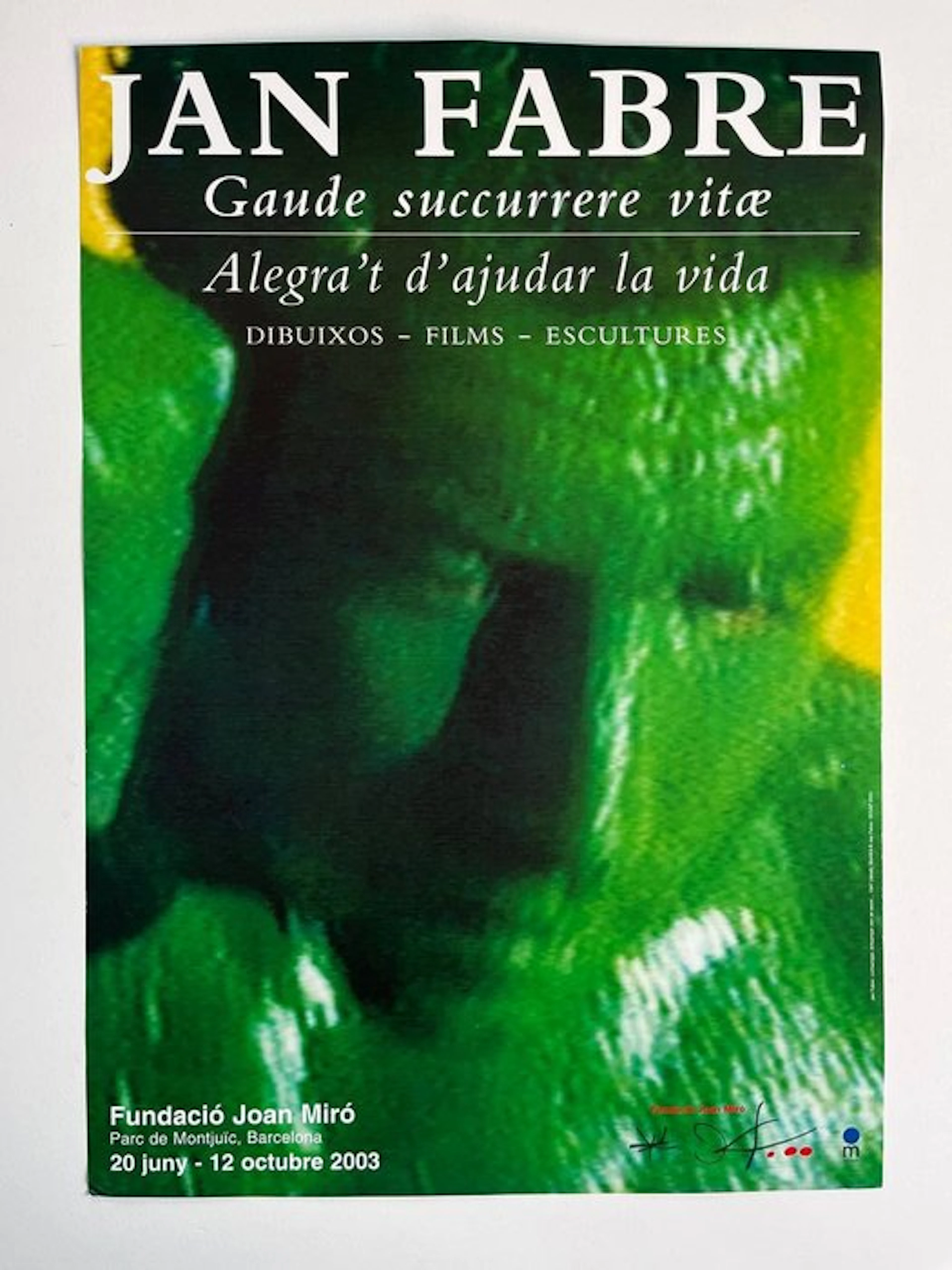Jan Fabre - **Original exhibition poster - Jan Fabre...