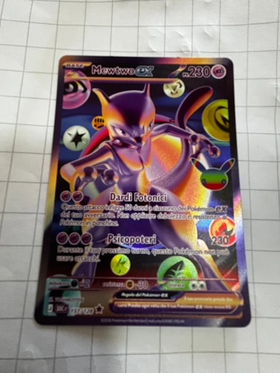 Pokémon - 1 Card - Mewtwo Foil, Full art, Promo card - Various sets