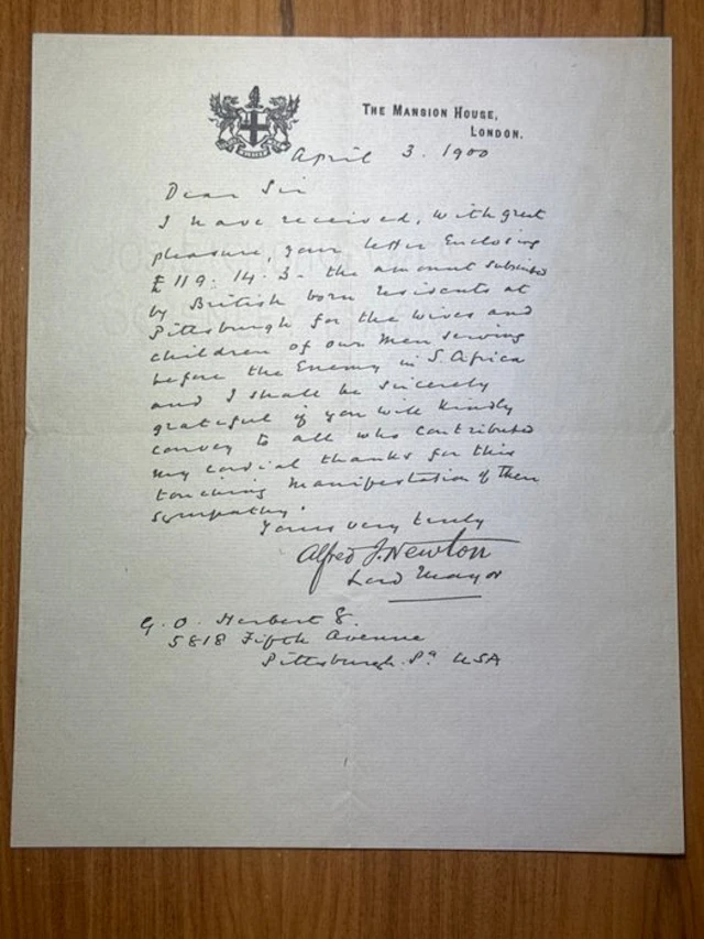 Alfred James Newton (1849–1921) Lord Major of London...