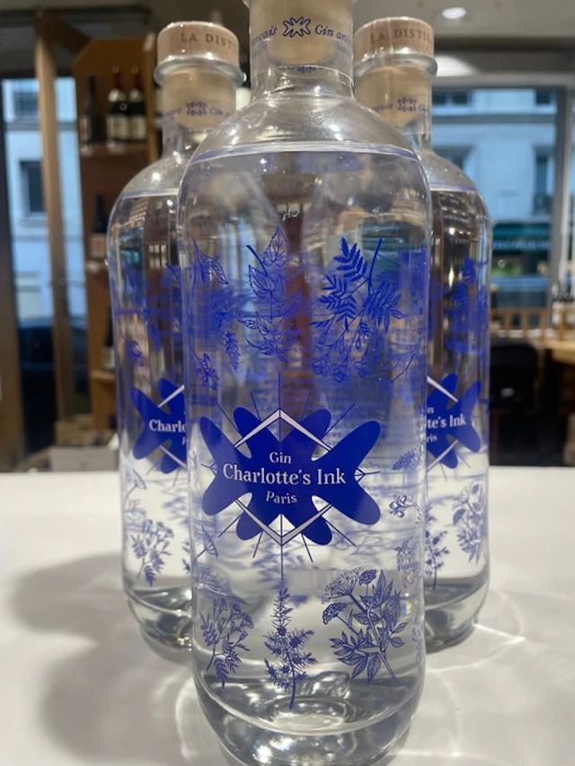 Distillerie de l'Arbre Sec - Charlotte’s Ink – Paris Dry Gin - 70cl - 3 bottles