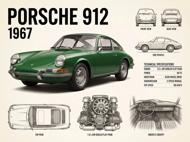 Shmidt.Art - Porsche - Porsche 912 1967 - 1960s