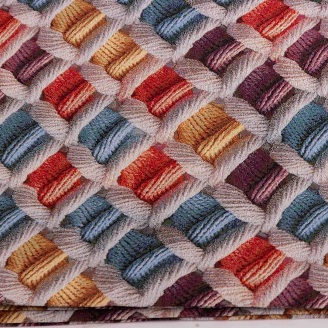 AA084 - Precious Gobelin with a raised interwoven effect...