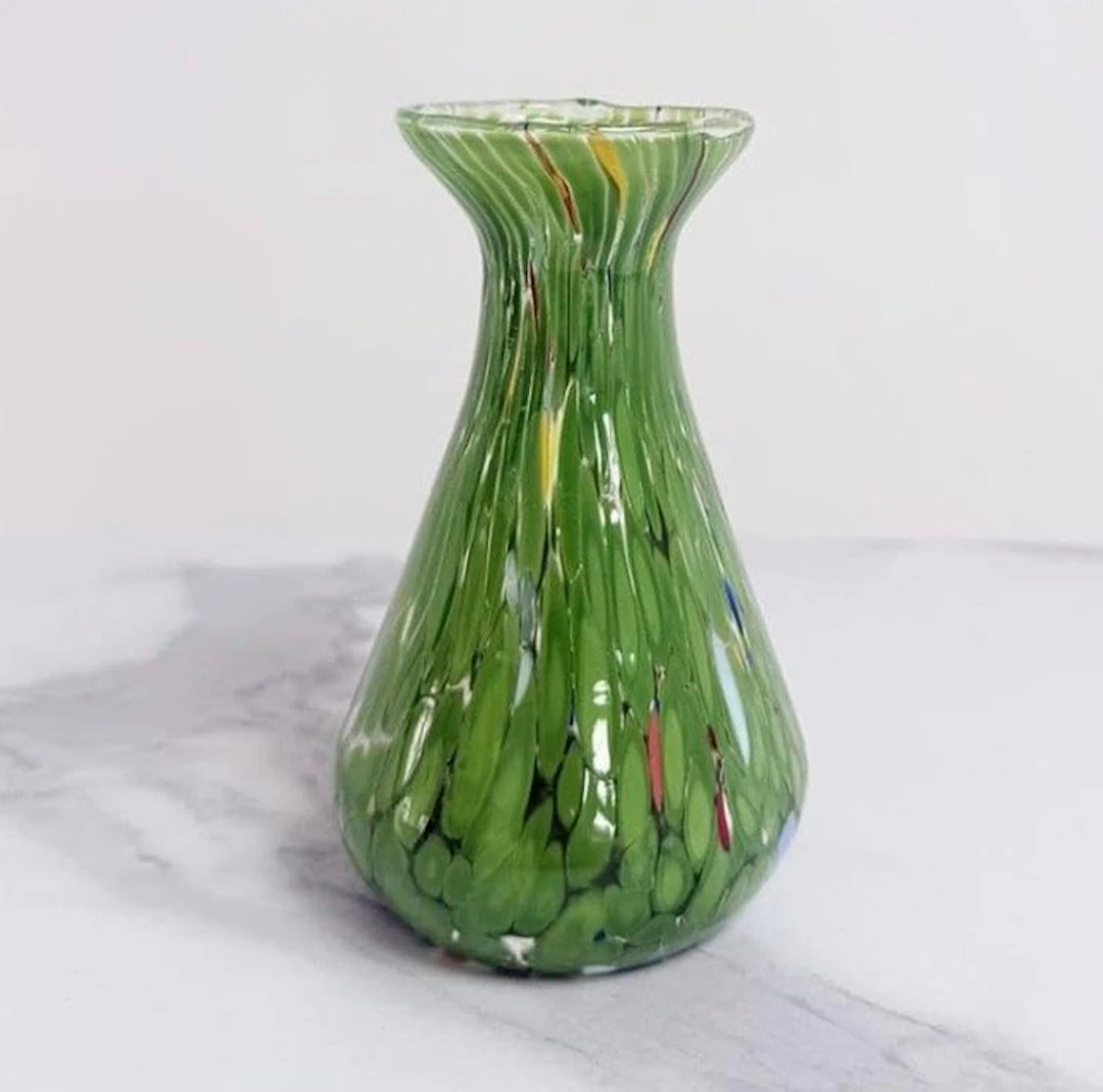 Vase - Hand-blown glass. - Made in Italy
