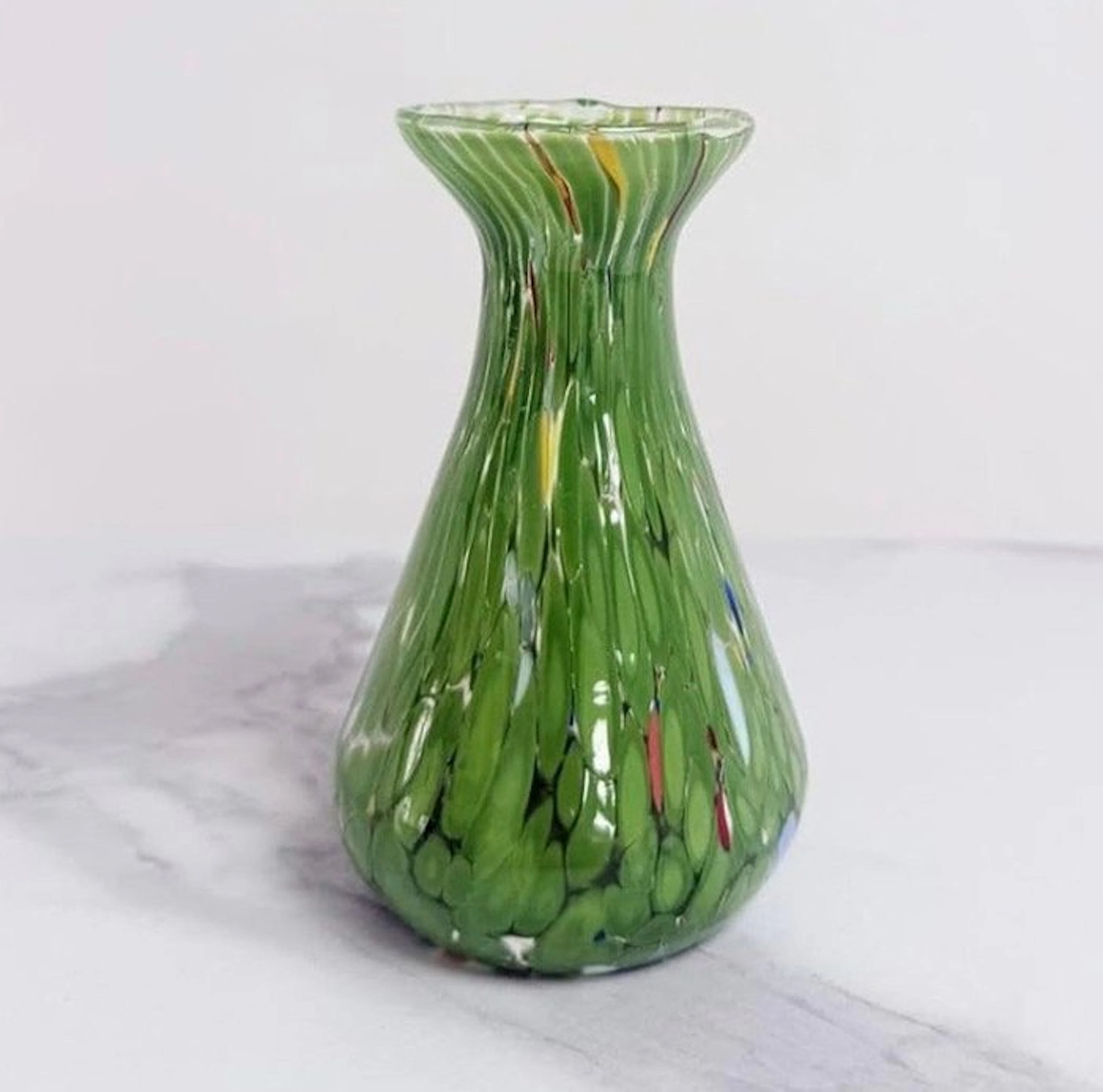 Vase - Hand-blown glass. - Made in Italy