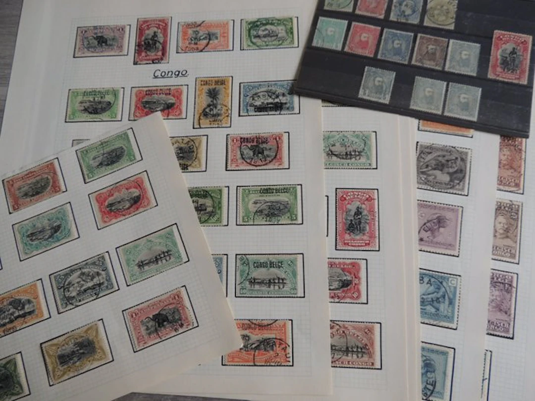 Belgian Congo - Collection provided on sheets