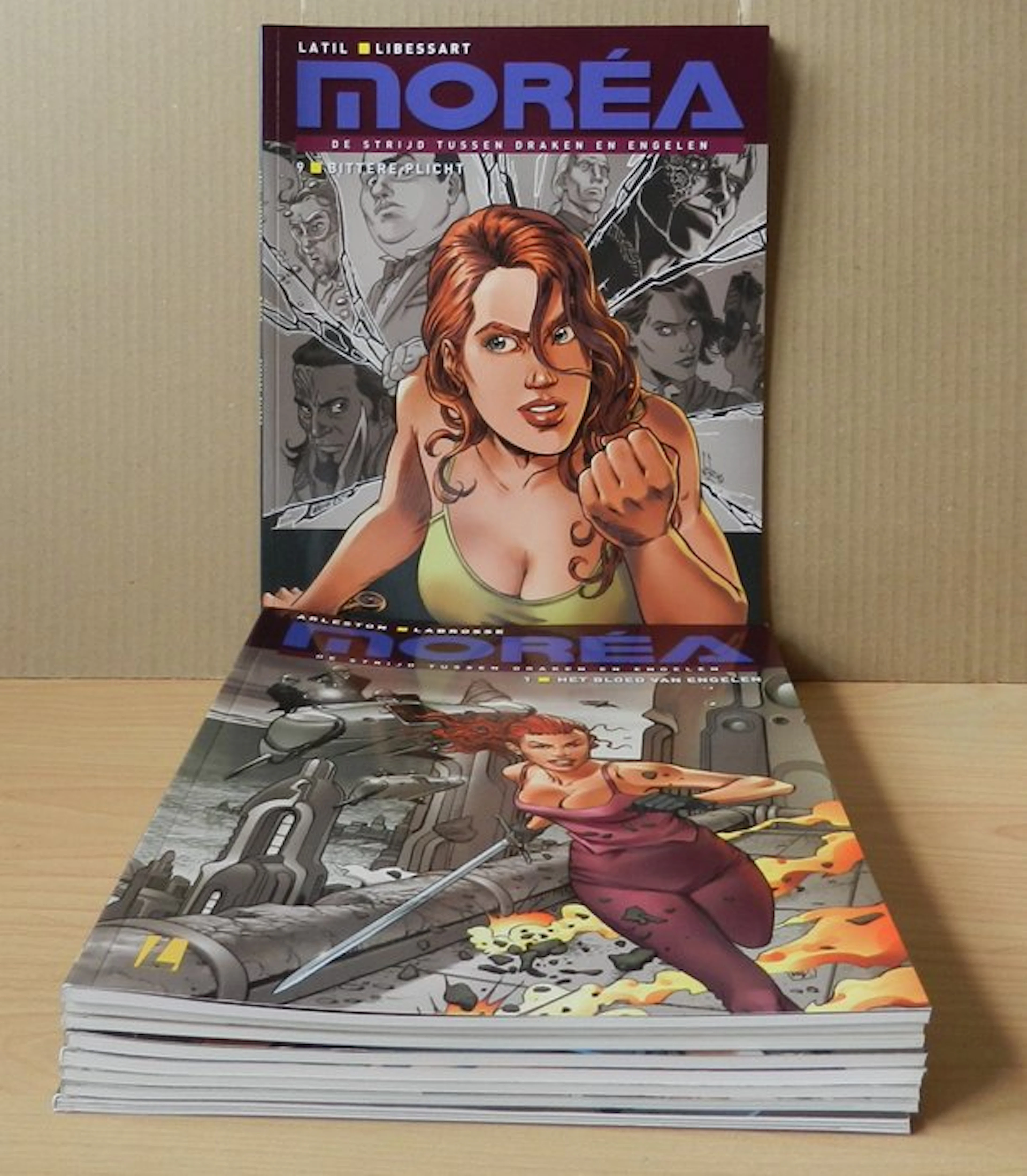 Moréa 1 t/m 9 - Complete reeks SC - 9 Album - First edition - 2022/2015