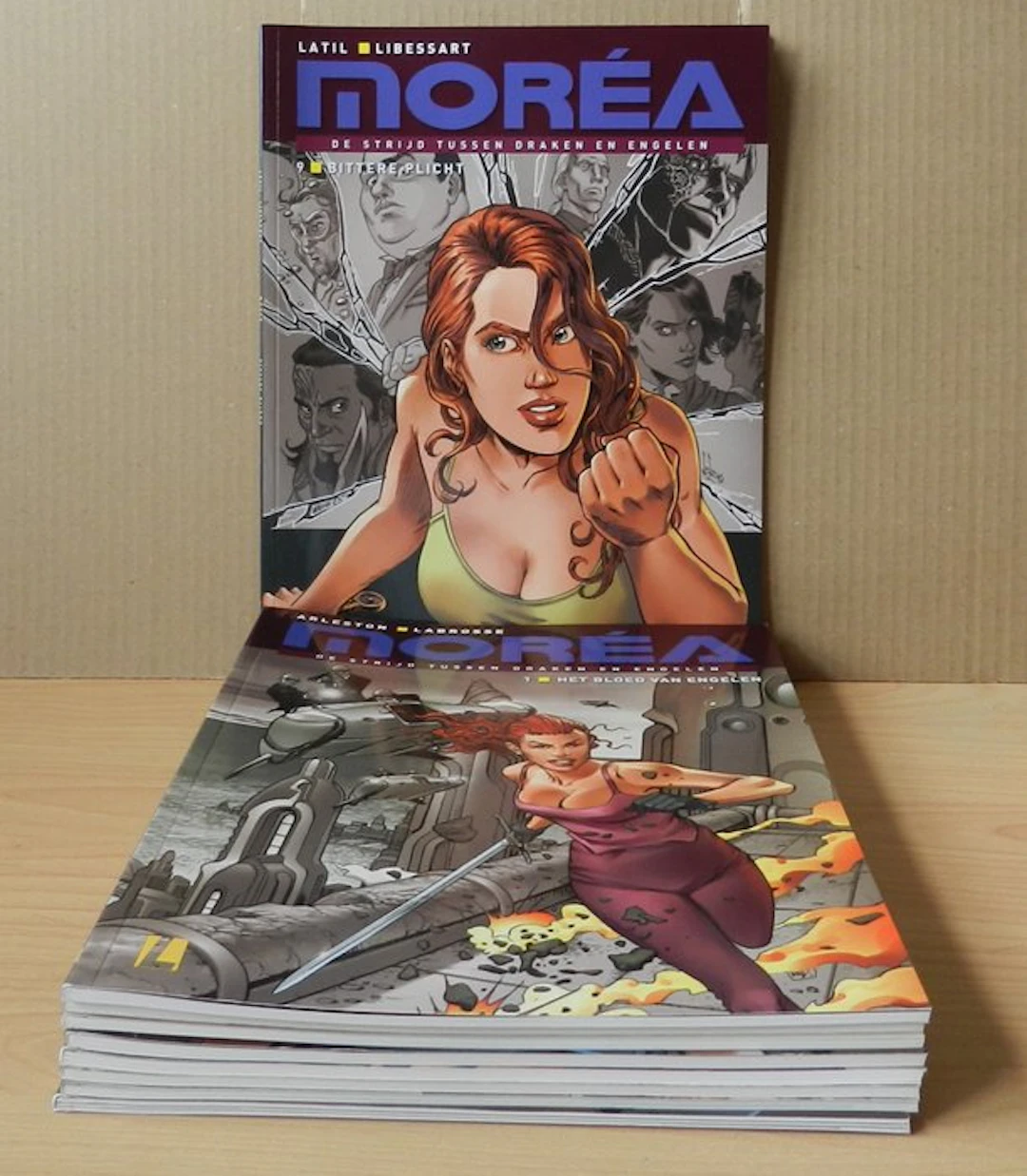 Moréa 1 t/m 9 - Complete reeks SC - 9 Album - First edition - 2022/2015