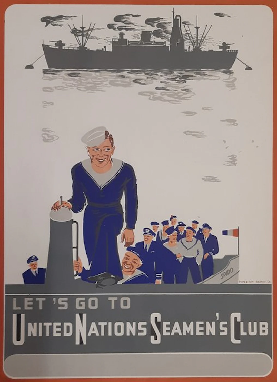 Pieter den Besten - LET'S GO TO UNITED NATIONS SEAMEN'S CLUB - 1940s