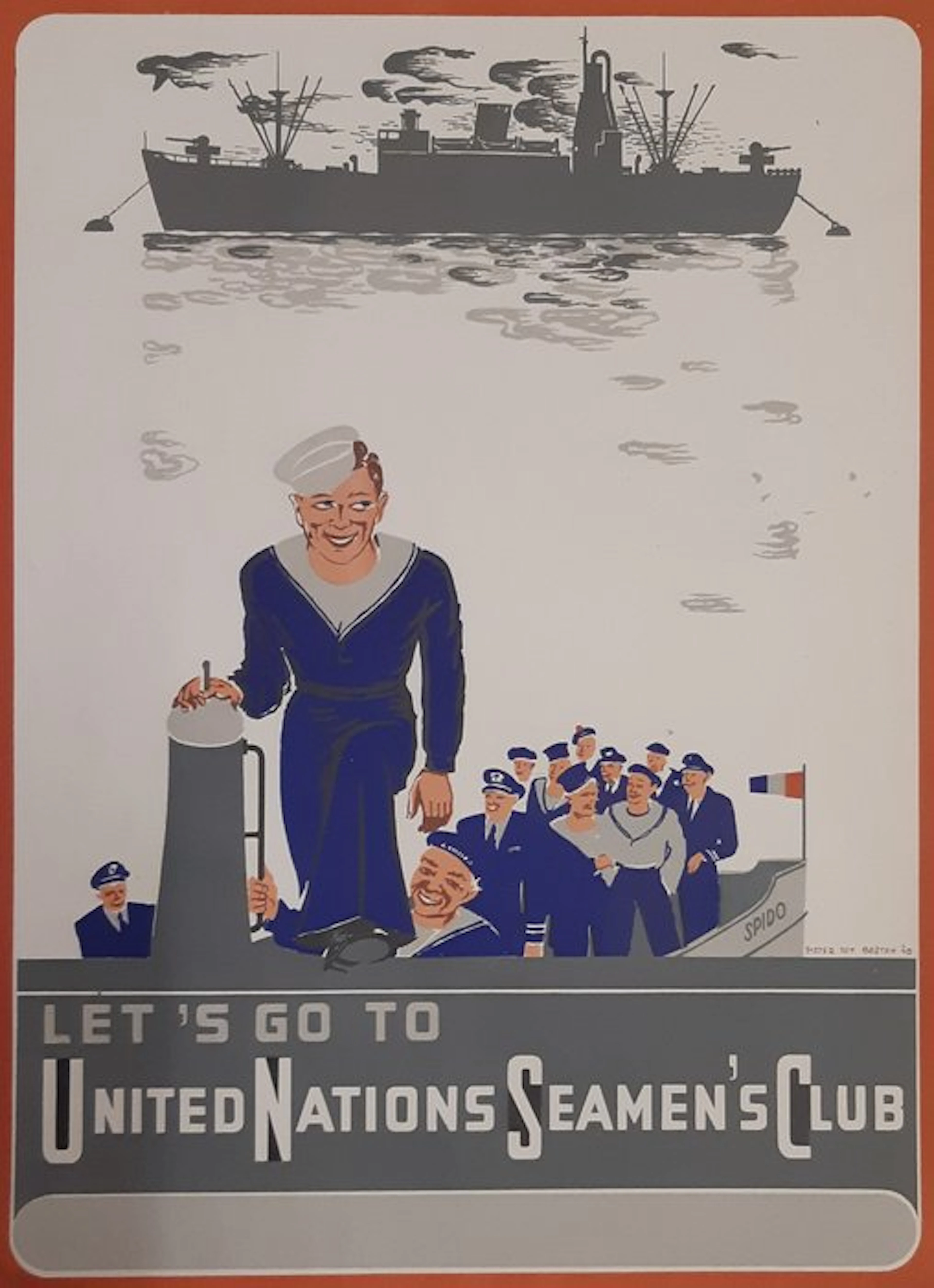 Pieter den Besten - LET'S GO TO UNITED NATIONS SEAMEN'S CLUB - 1940s