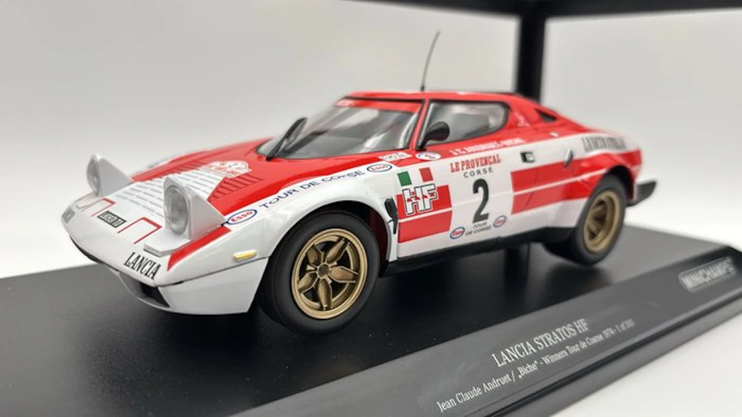 MiniChamps 1:18 - Model car - Lancia Stratos HF Winner...