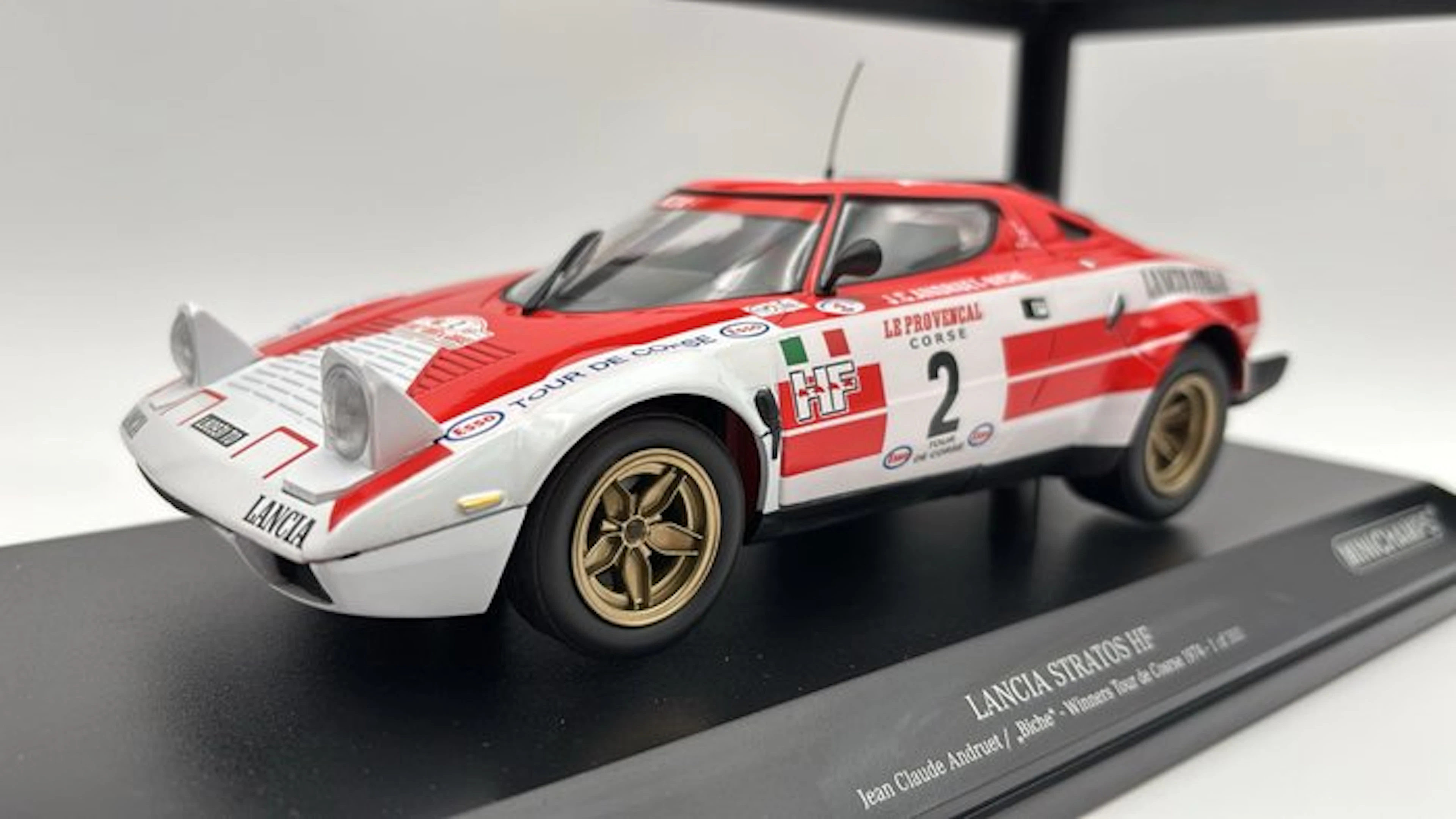 MiniChamps 1:18 - Model car - Lancia Stratos HF Winner...