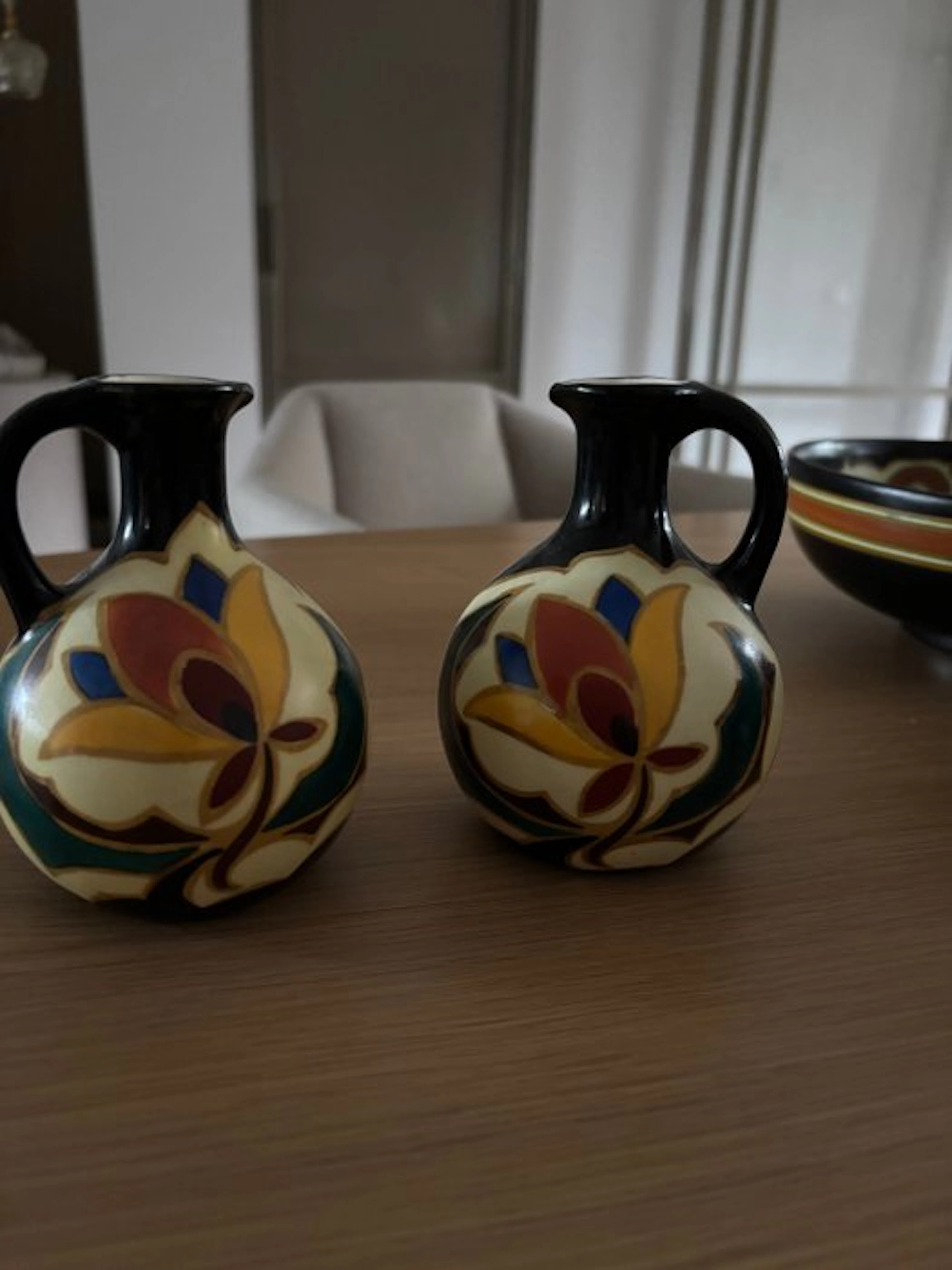 Can (2) - Earthenware - Czechoslovak vases