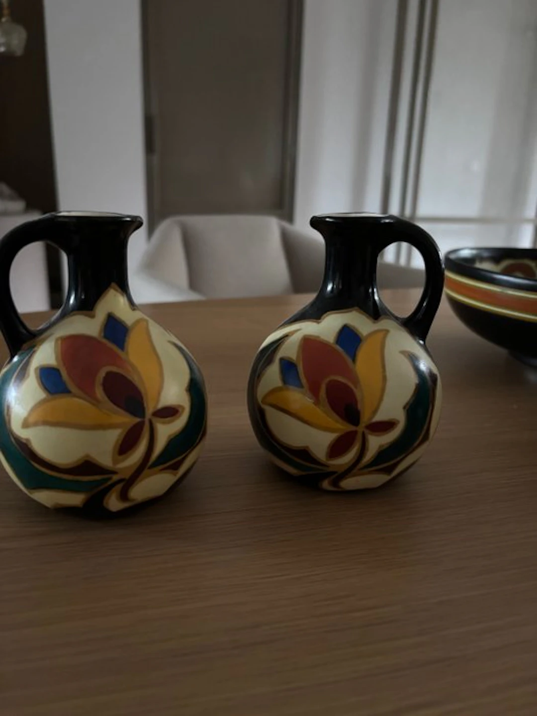 Can (2) - Earthenware - Czechoslovak vases