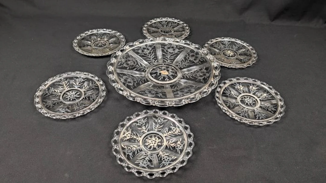 Murano - Table service for 6 (7) - Glass - For 6 people