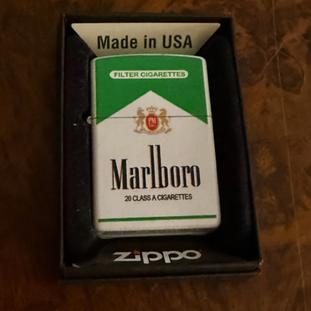 Zippo - Marlboro Pack - Lighter - Steel (stainless), Brass