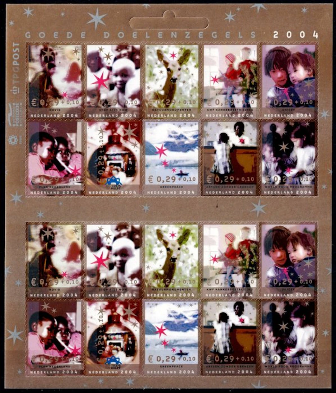 Netherlands 2004/2012 - Batch of postage-paid stamps.