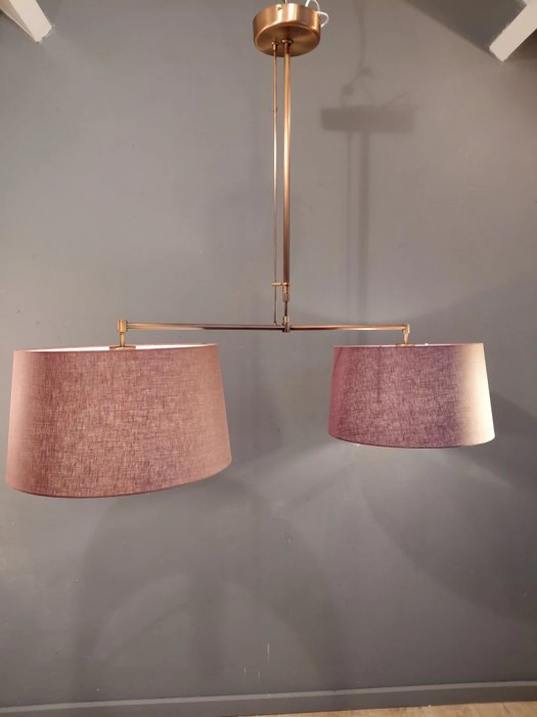 Steinhauer - Hanging lamp - Brass - Pendant lamp - dimmer rod
