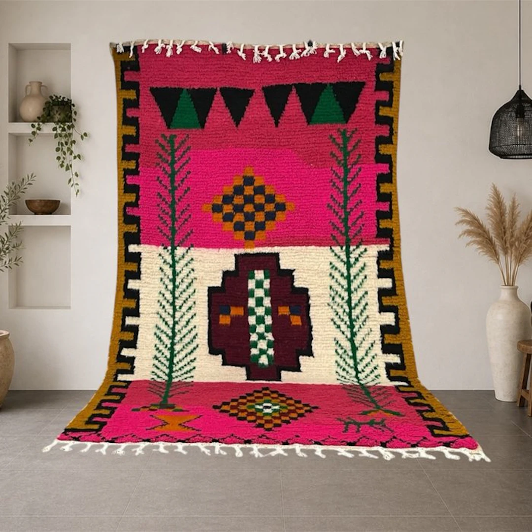 Berber, Handwoven Azilal rug in the Atlas Mountains - Carpet - 264 cm - 154 cm