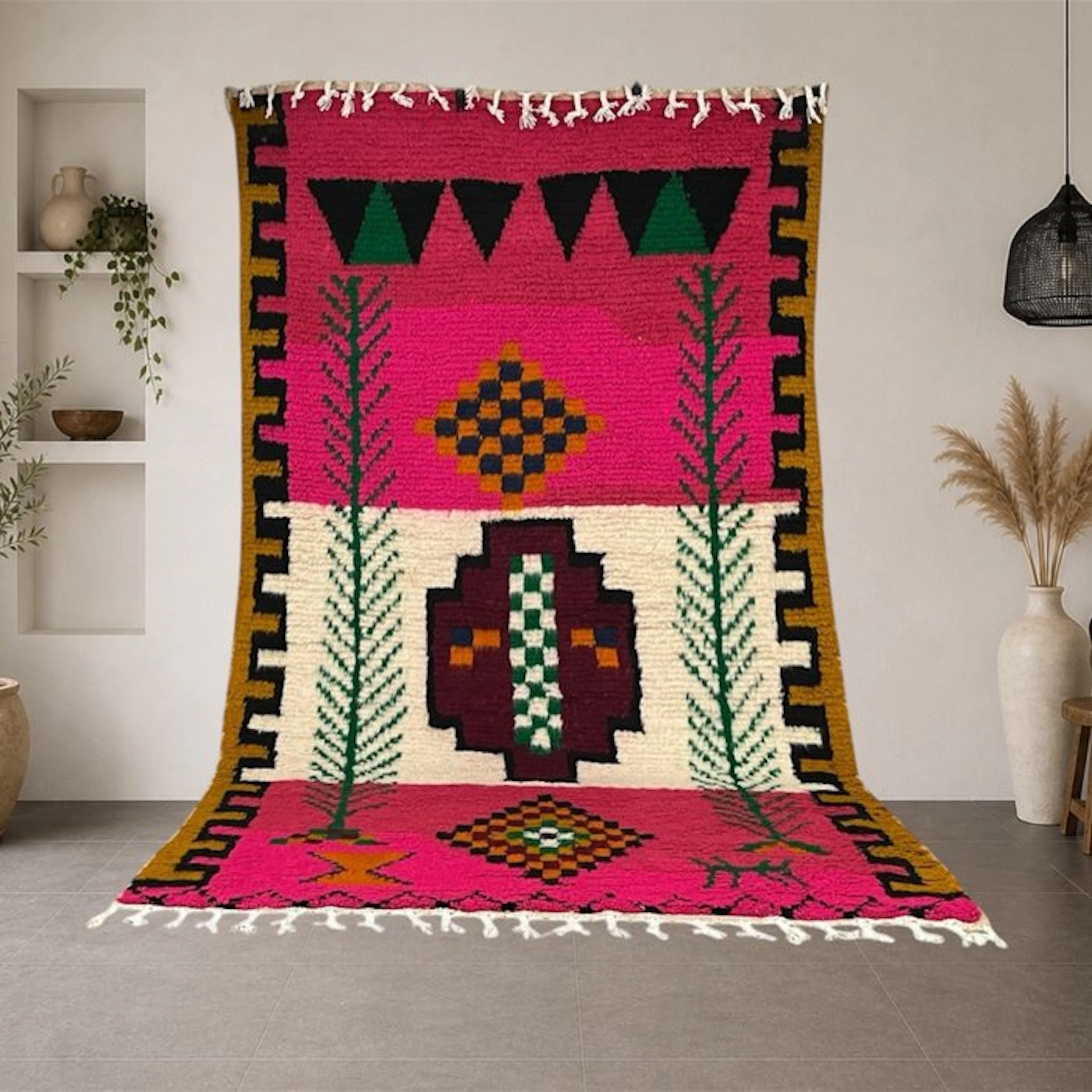 Berber, Handwoven Azilal rug in the Atlas Mountains - Carpet - 264 cm - 154 cm