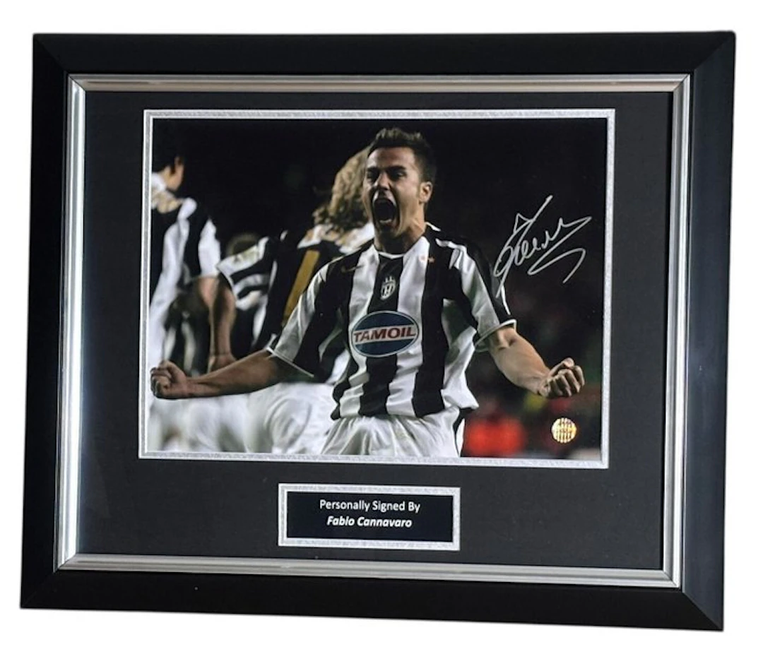 Football World Championships - Fabio Cannavaro Signed Juventus Football Photo