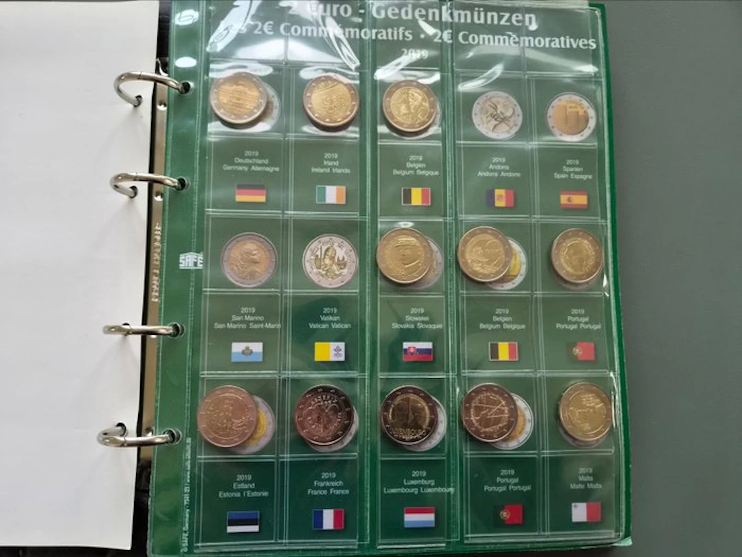 Europe. 2 Euro 2019/2021 (67 monnaies) (No reserve price)