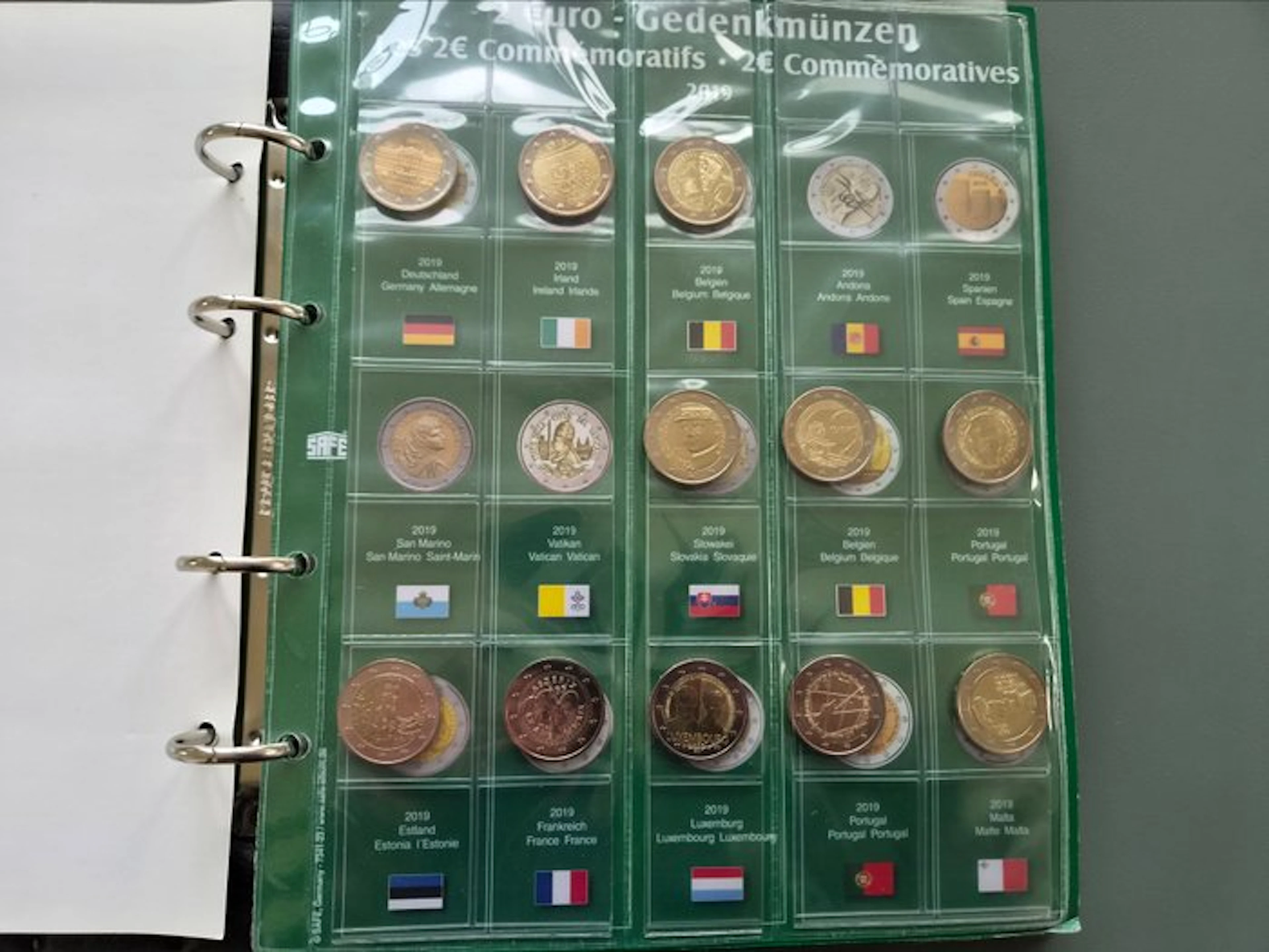 Europe. 2 Euro 2019/2021 (67 monnaies) (No reserve price)