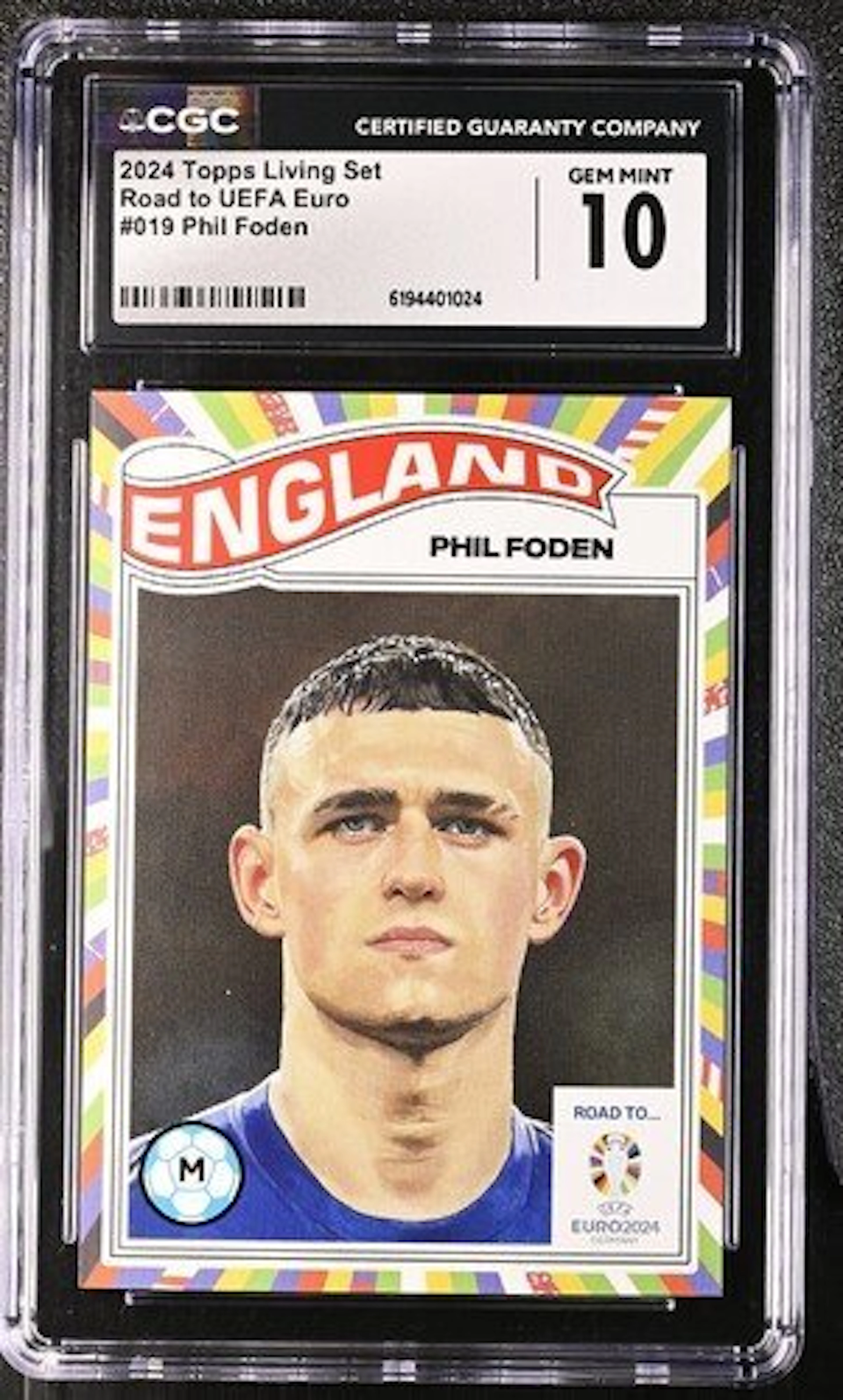 2024 Topps Phil Foden #019 - Topps Living Set Road to...