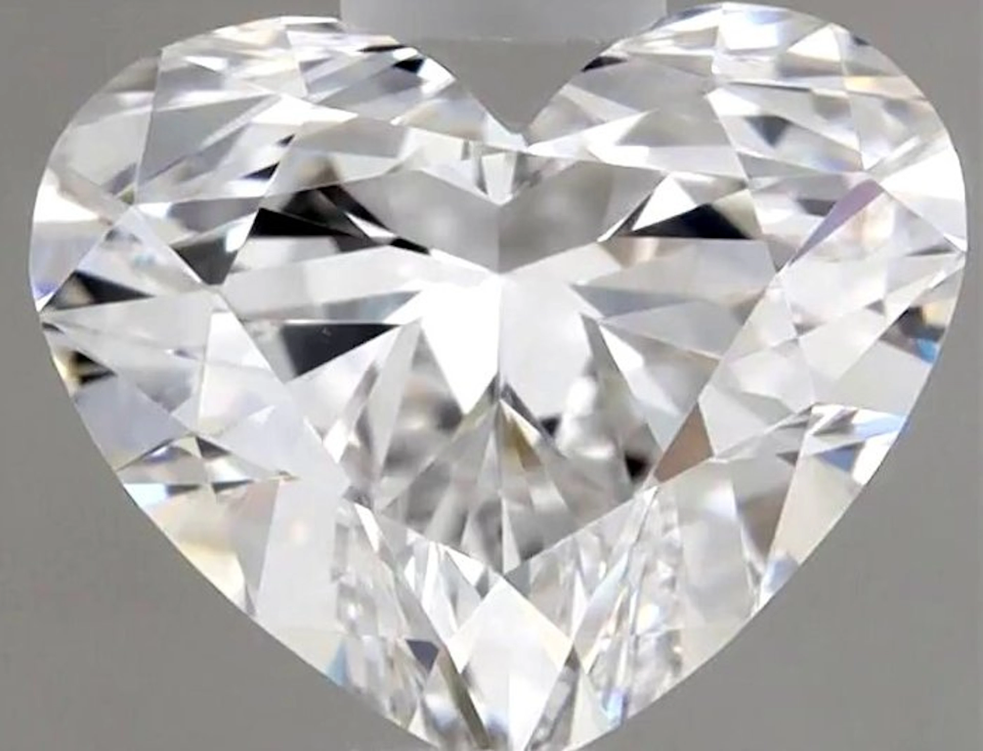 1 pcs Diamond (Natural) - 0.53 ct - Heart - D...