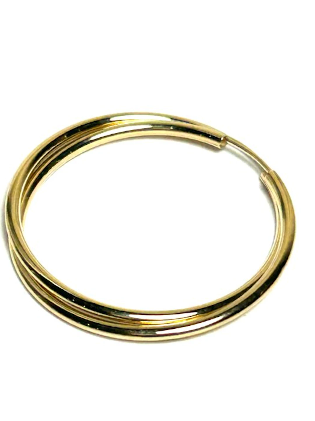 Hoop earrings - 18 kt. Yellow gold